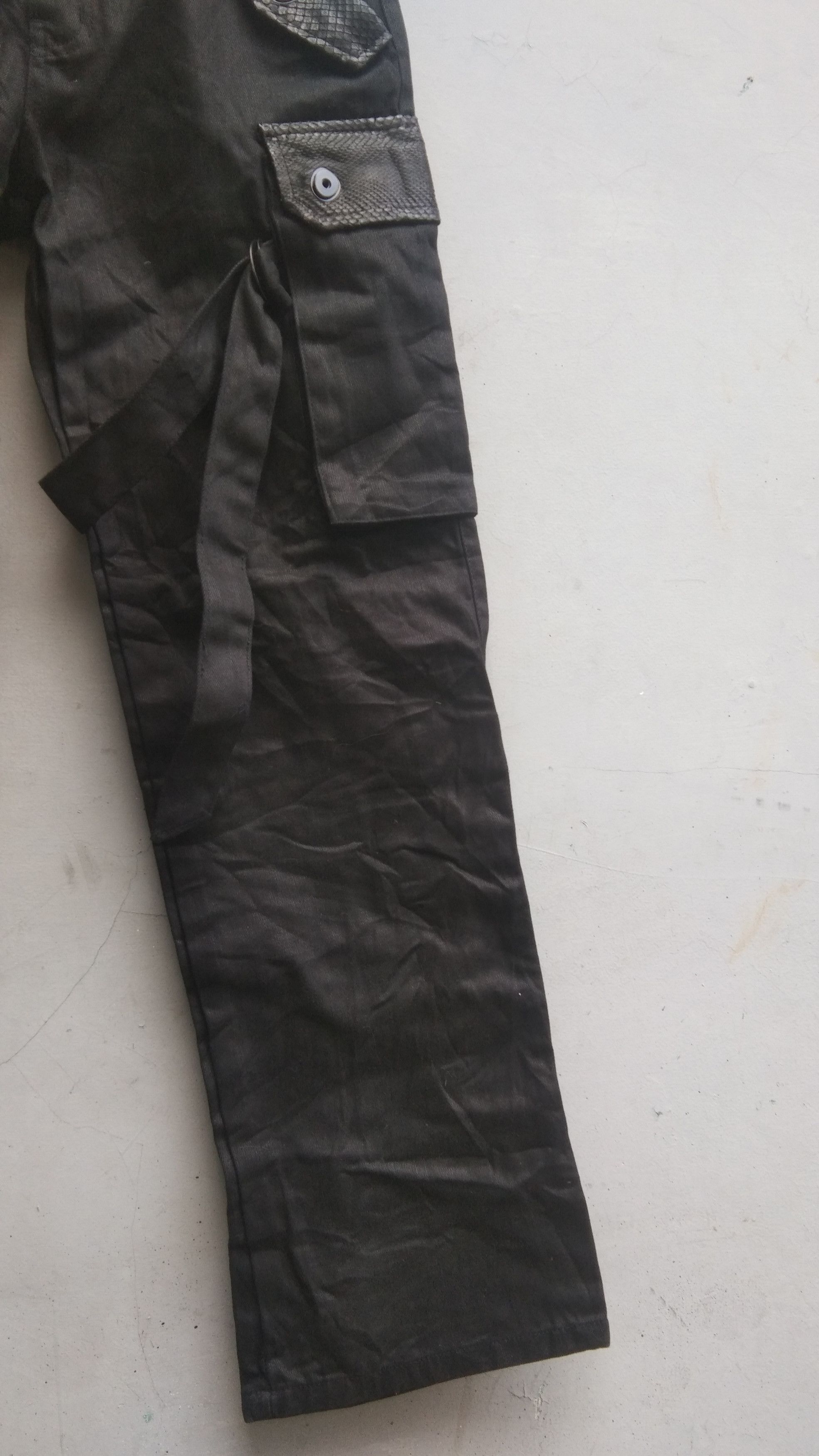 GOSTAR DE FUGA Fuga black bondage pants Size 29" - 4 Thumbnail
