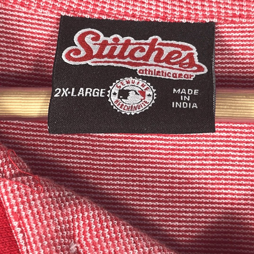 Vintage Stitches Washington Nationals Polo Shirt Mens Red Short Sleeve 2XL Size US XXL / EU 58 / 5 - 3 Thumbnail