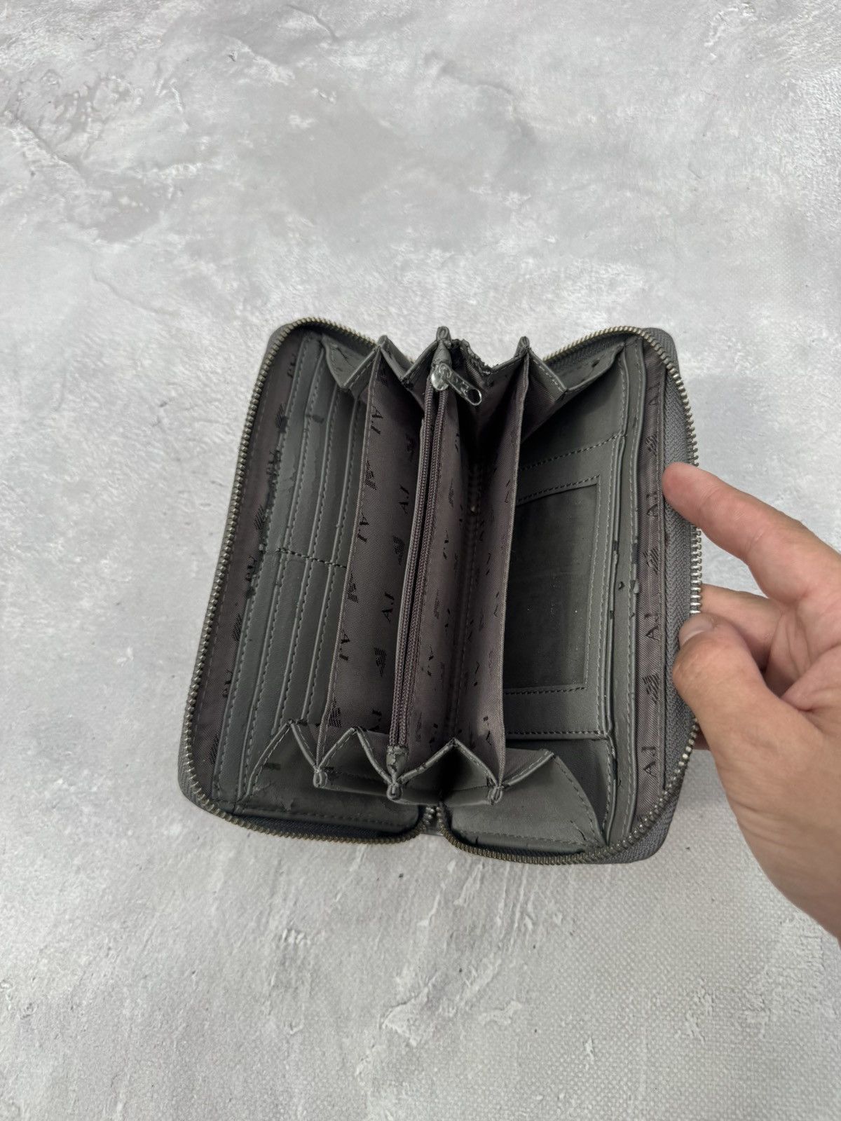 Armani Armani Jeans Y2k Long Wallet Size ONE SIZE - 12 Thumbnail