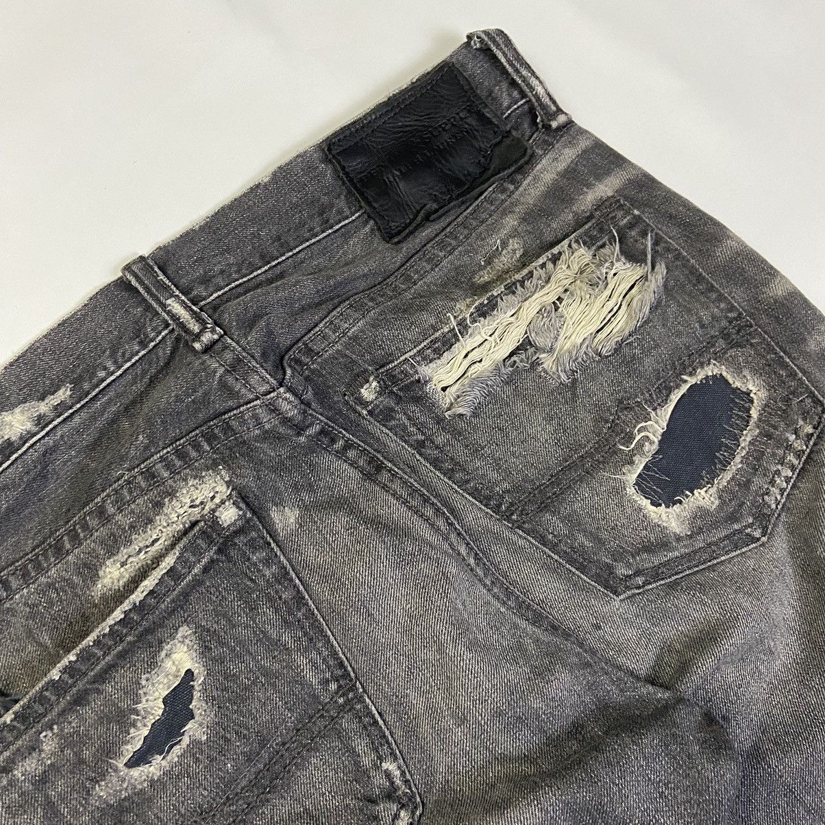 Denim & Supply Ralph Lauren RL Jeans Heavy Distressed / Repaired Denim Size US 30 / EU 46 - 9 Thumbnail