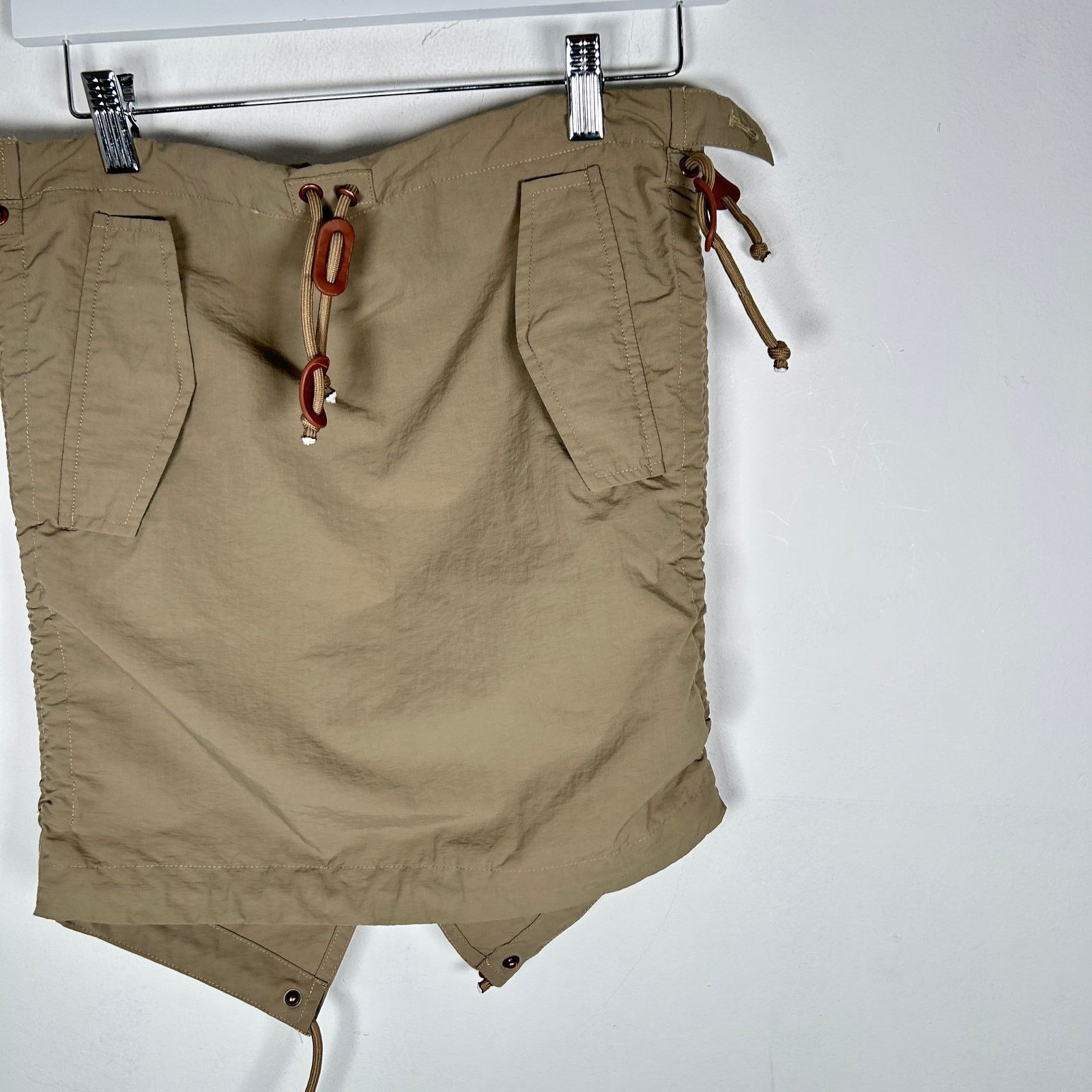 Aris Tatalovich Aris Tatalovich Khaki Technical Cargo Skirt Size M Size 29" - 5 Thumbnail