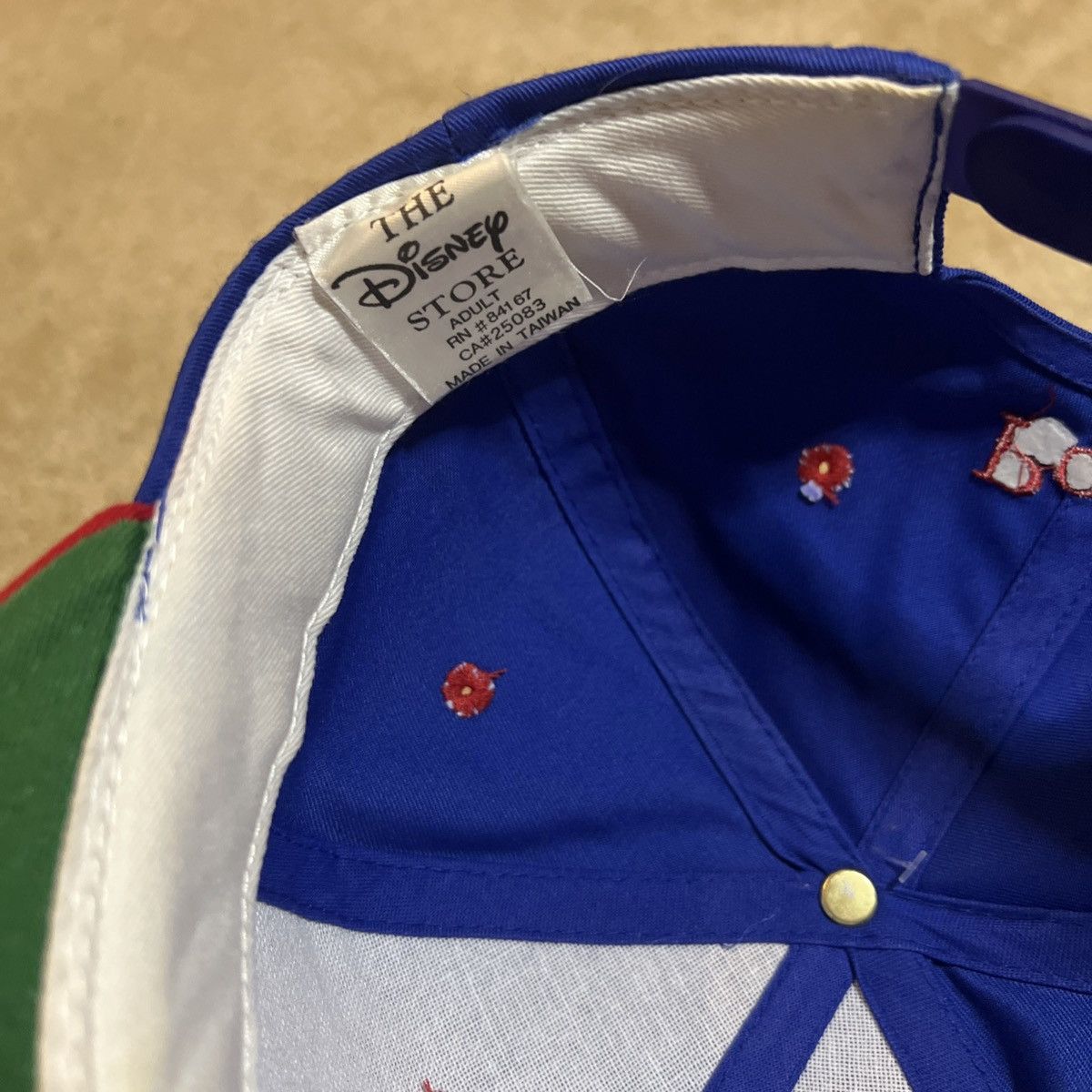 Disney Vintage Disney 90s Pooh Blockhead Snapback Blue Size ONE SIZE - 6 Thumbnail
