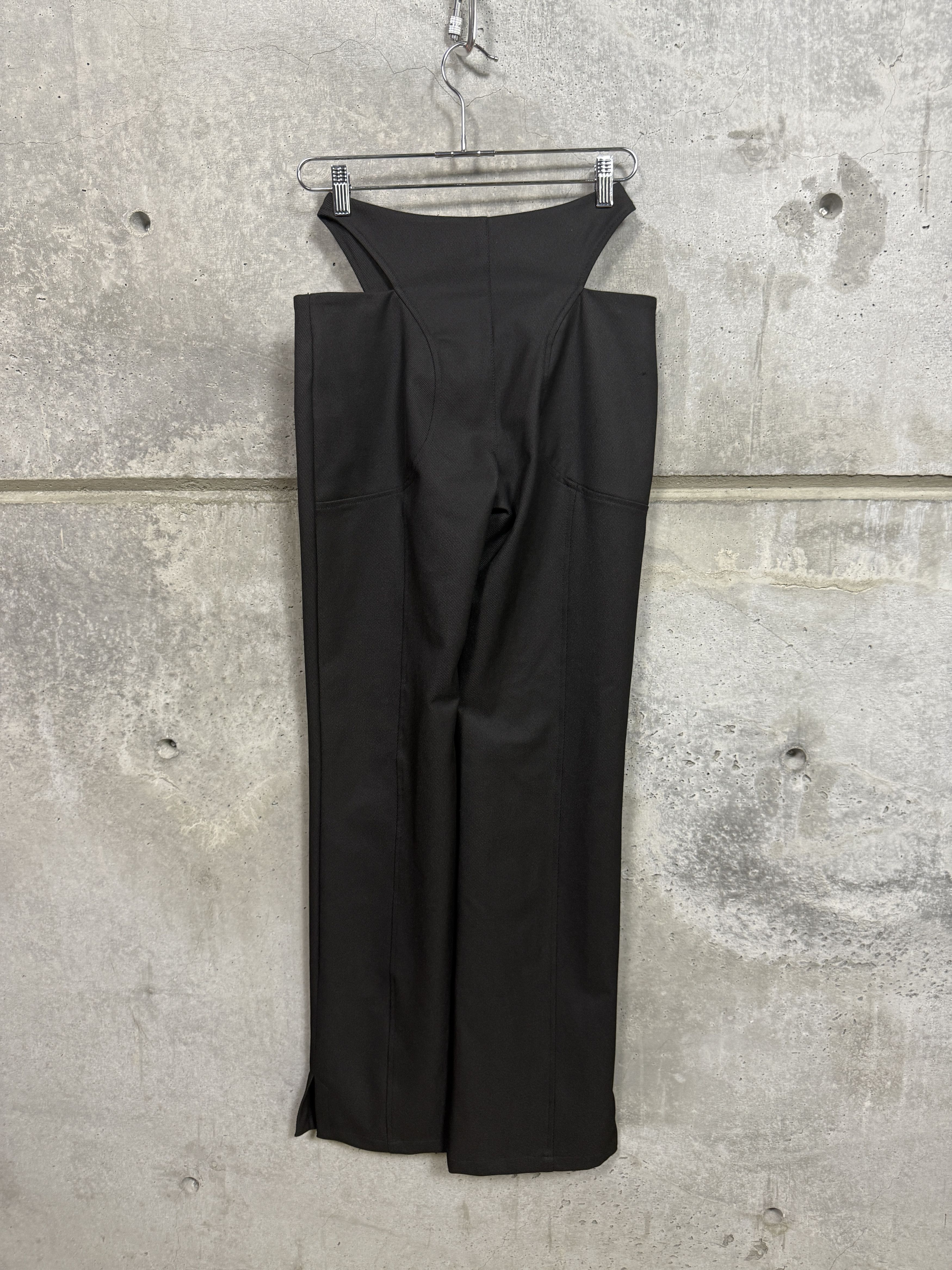 Misbhv $430 MISBHV Black Cut Out Pants Size 27" / US 4 / IT 40 - 6 Thumbnail
