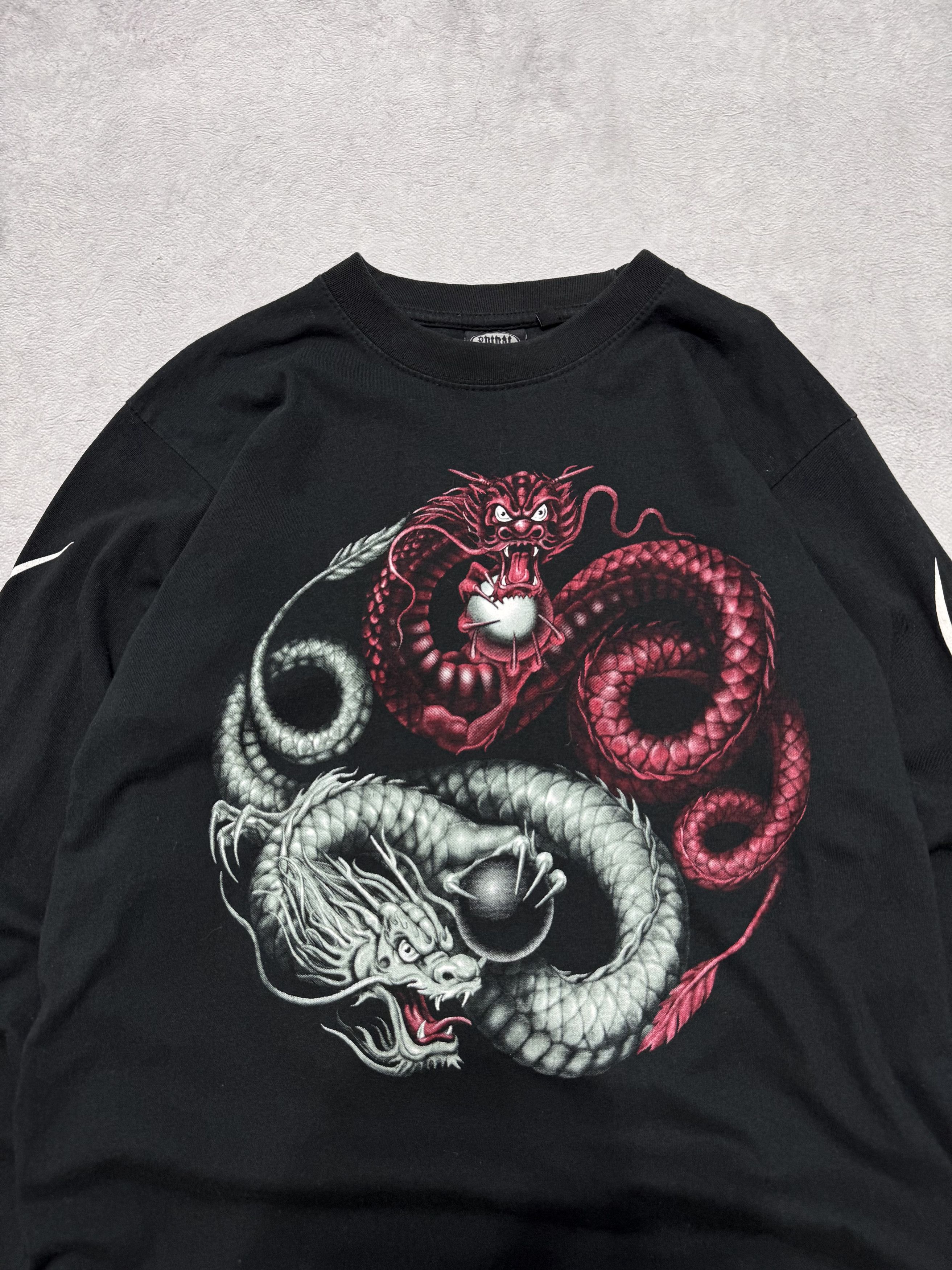Affliction Vintage All Over Print Dragon Spiral Long Sleeve Size US M / EU 48-50 / 2 - 5 Thumbnail