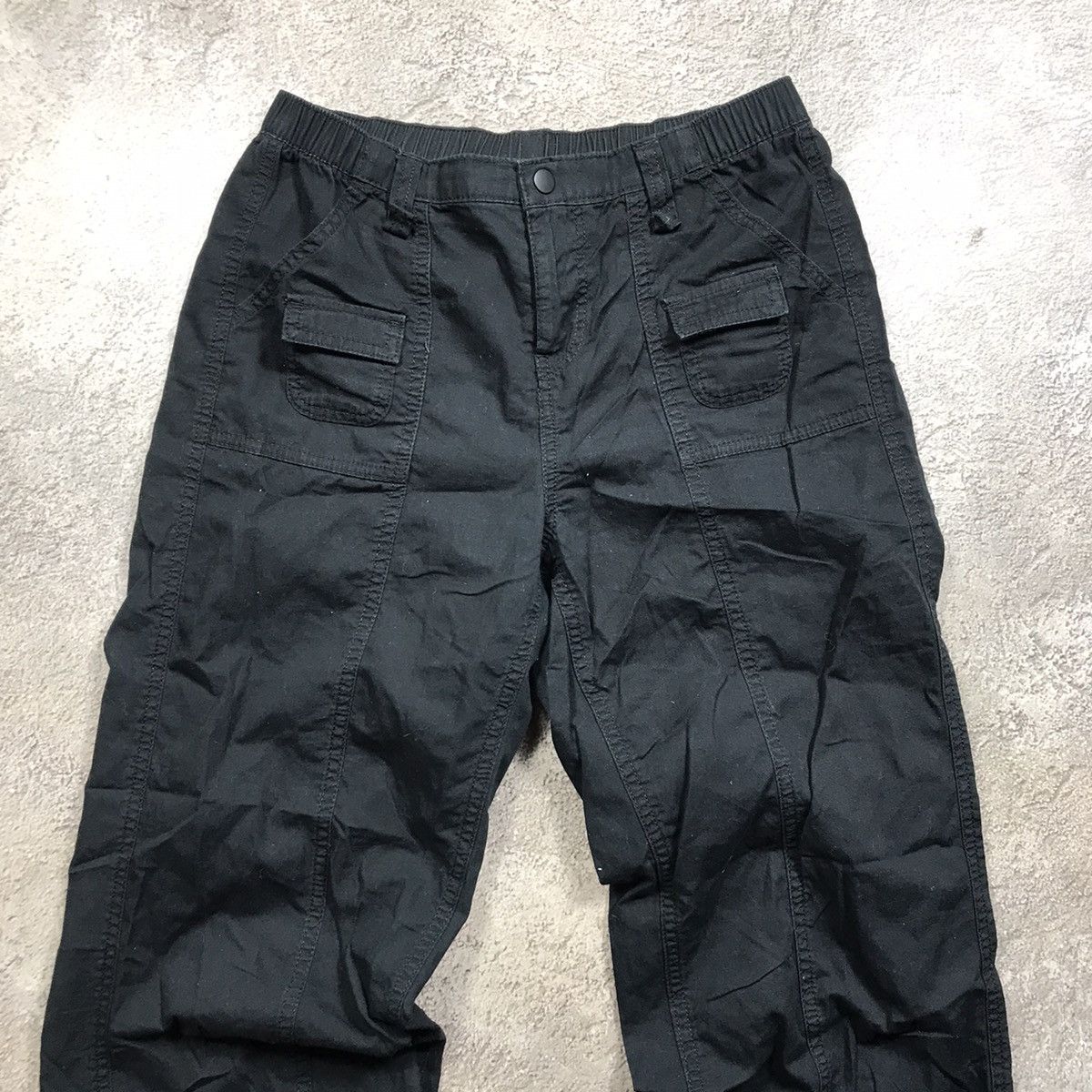 Vintage Vintage Y2K Baggy Cargo Pants Distressed Streetwear Logo 26 Size 26" / US 2 / IT 38 - 3 Thumbnail