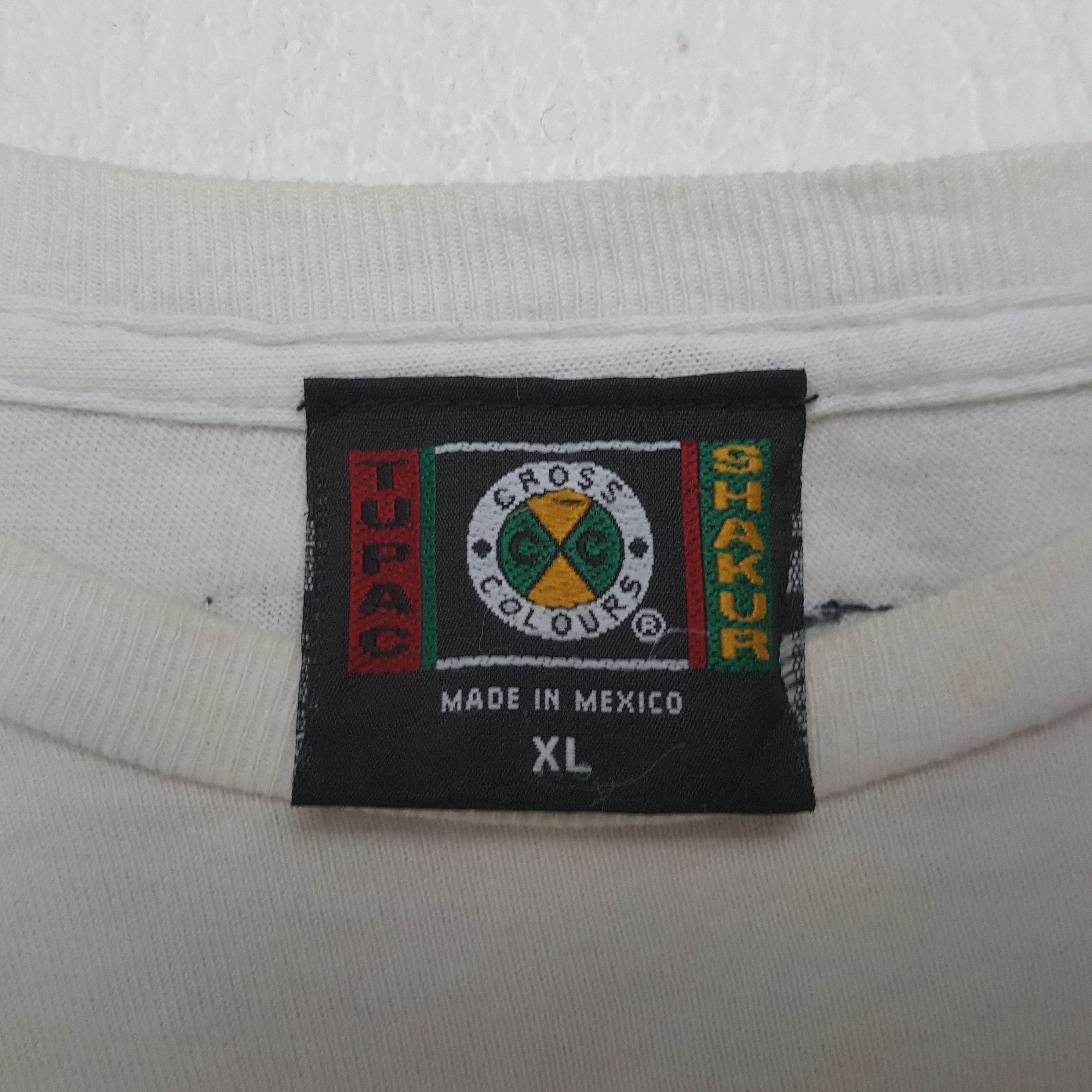 Cross Colours × Rap Tees × Vintage Vintage TUPAC SHUKUR x Cross Colours T-shirt 31 Size US XL / EU 56 / 4 - 5 Thumbnail