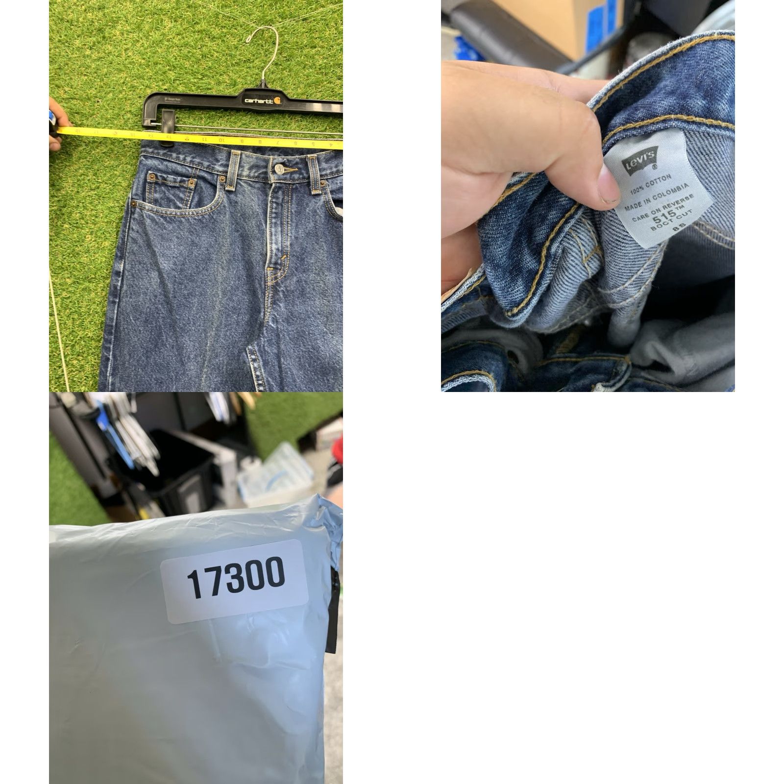 Levi's Levi's 515 Jeans Womens Regular Bootcut 8 Blue Denim 5-Pocket Mid Rise Zip Fly N/A Mens Girls Size 30" / US 8 / IT 44 - 8 Thumbnail