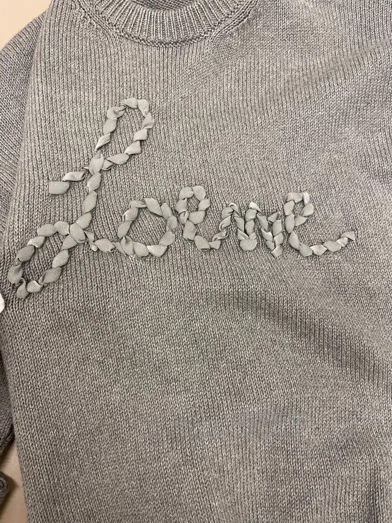 Loewe Loewe Gray Cotton Sweater Size XS / US 0-2 / IT 36-38 - 8 Thumbnail