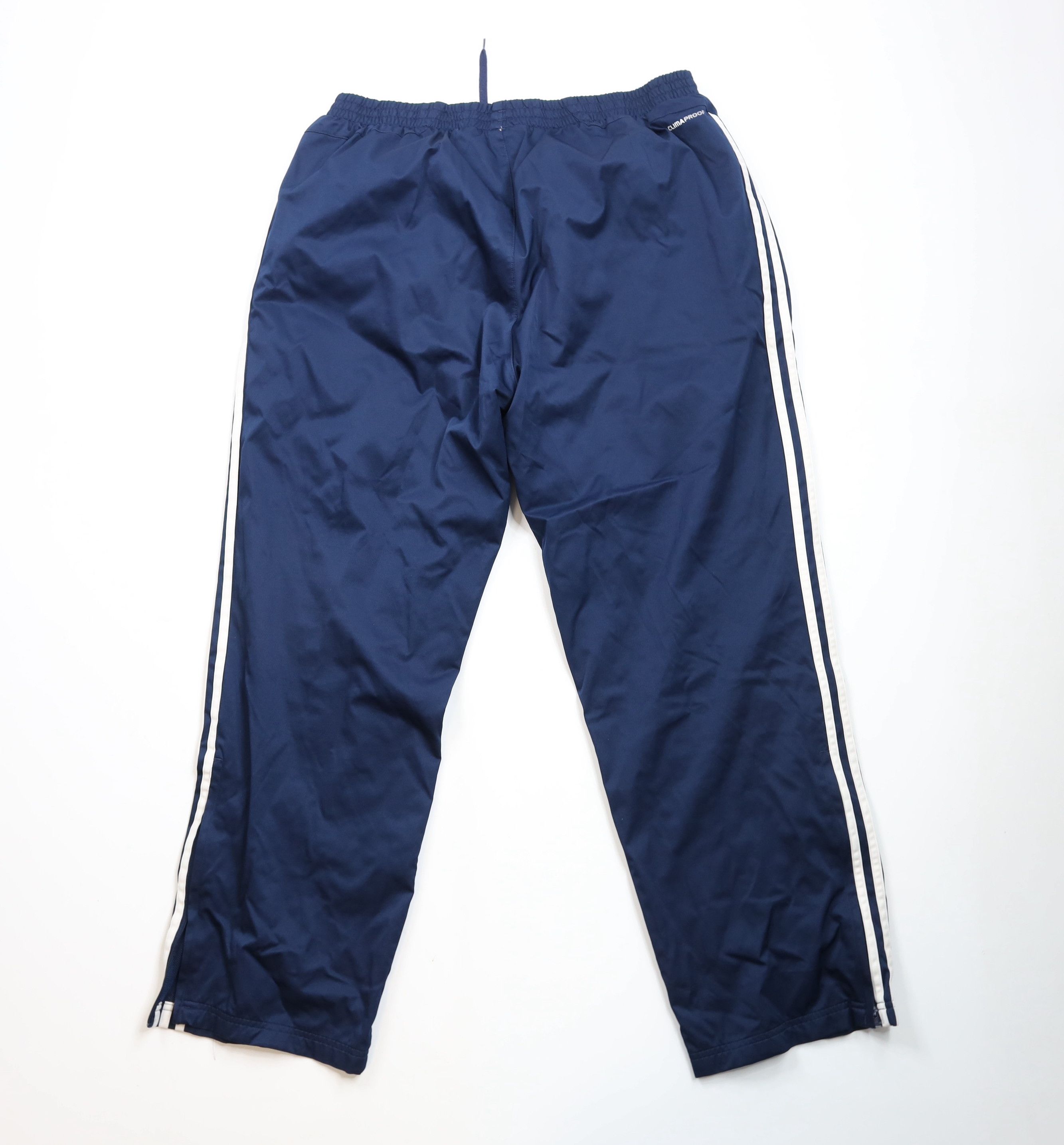 Adidas × Vintage Vintage Adidas Striped Lined Wide Leg Windbreaker Rain Pants Size US 40 / EU 56 - 9 Thumbnail