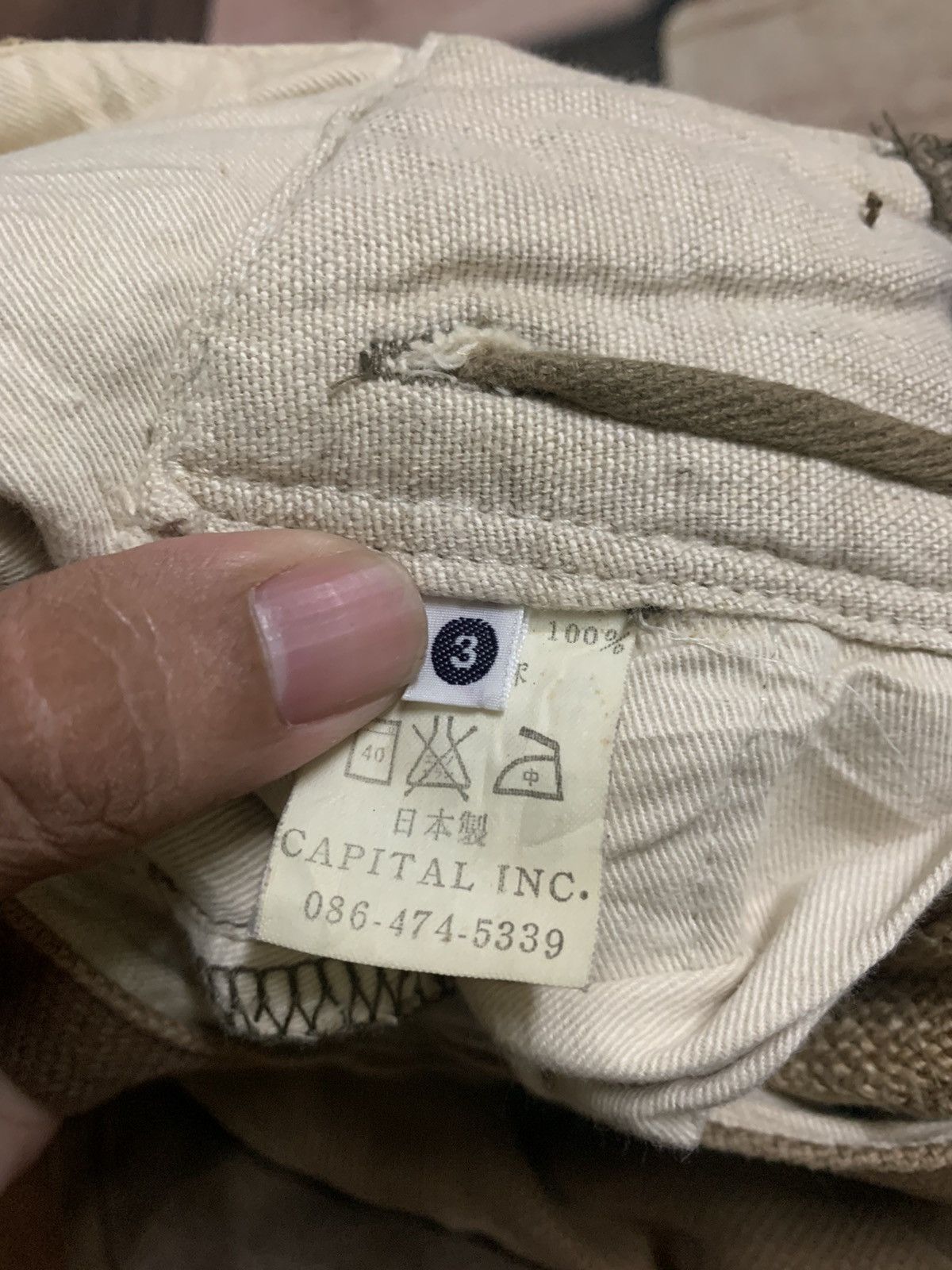 Japanese Brand RARE vintage KAPITAL pant Size US 36 / EU 52 - 4 Thumbnail
