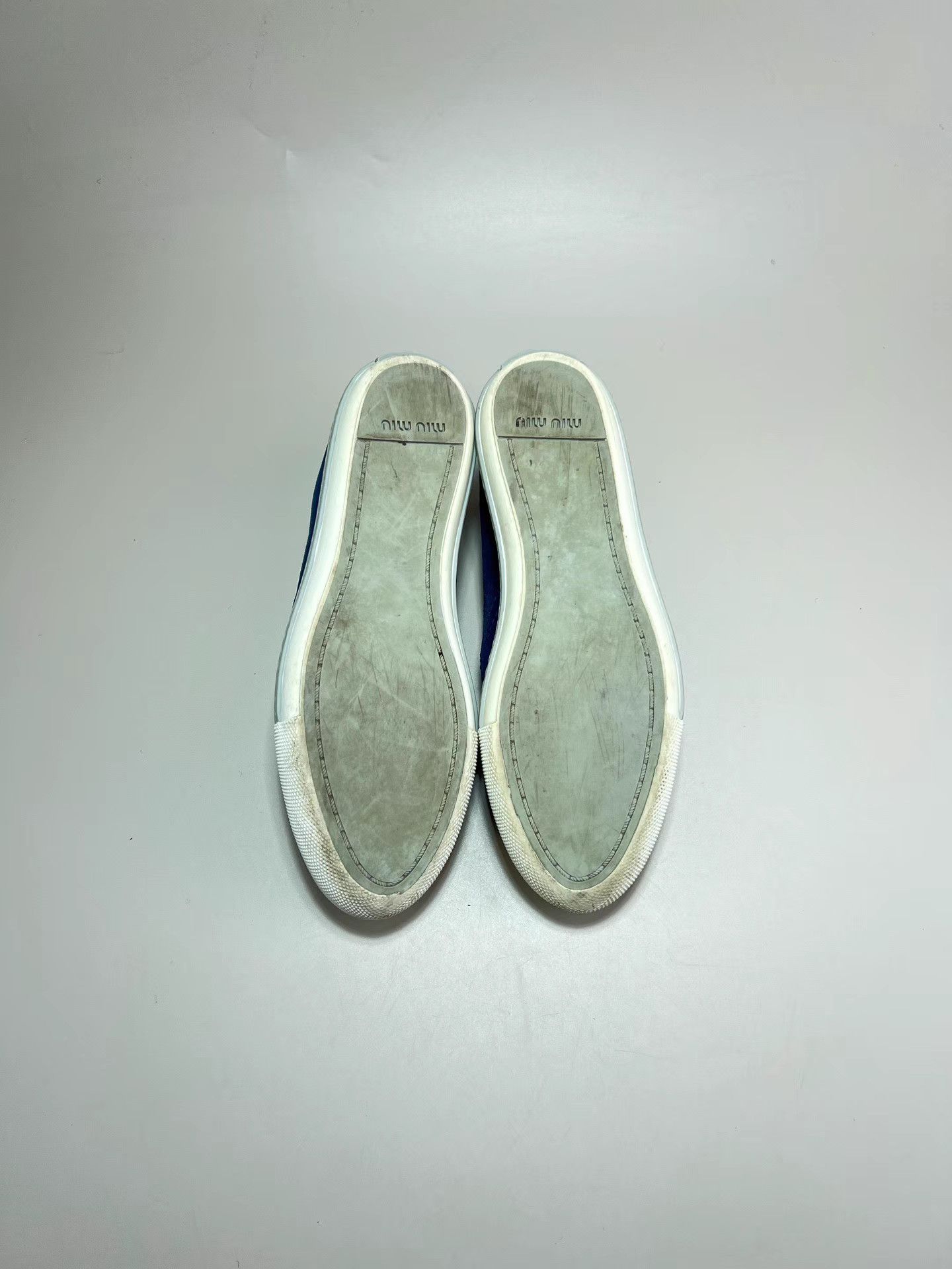 Miu Miu MIUMIU Suede Slip-On Low-Top Sneakers Size US 6 / IT 36 - 6 Thumbnail