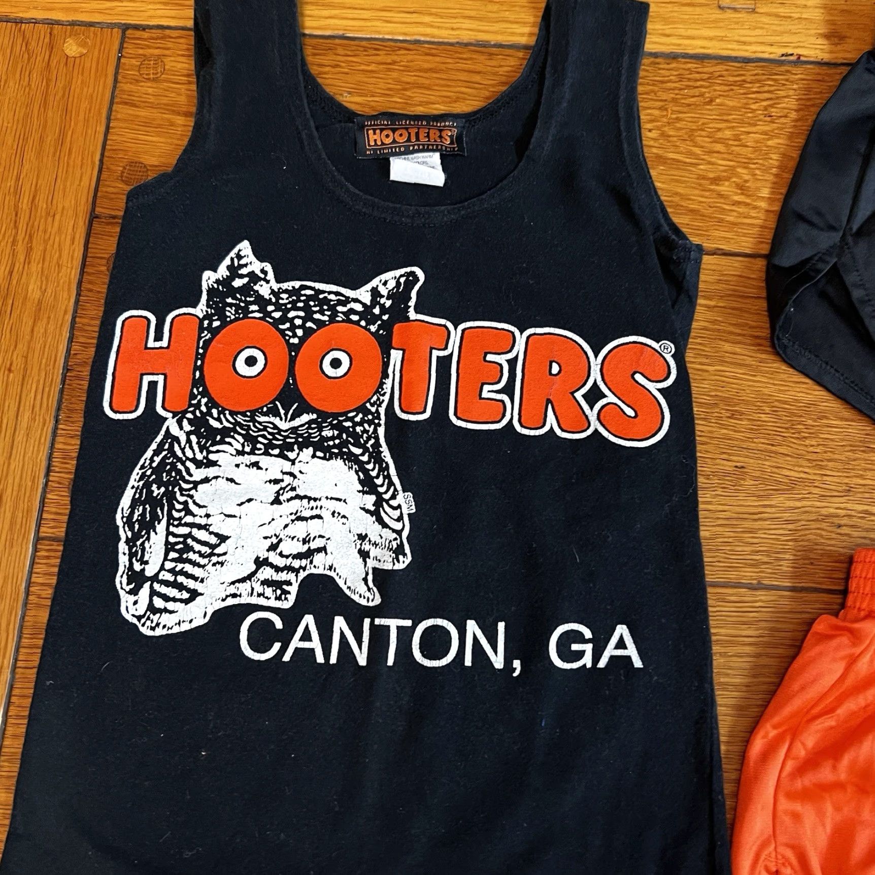 Vintage Vintage Hooters Girl Uniform Tank Top Women XXS Black Casual Party Ready-to-Wear Size 24" / US 00 / IT 34 - 2 Thumbnail