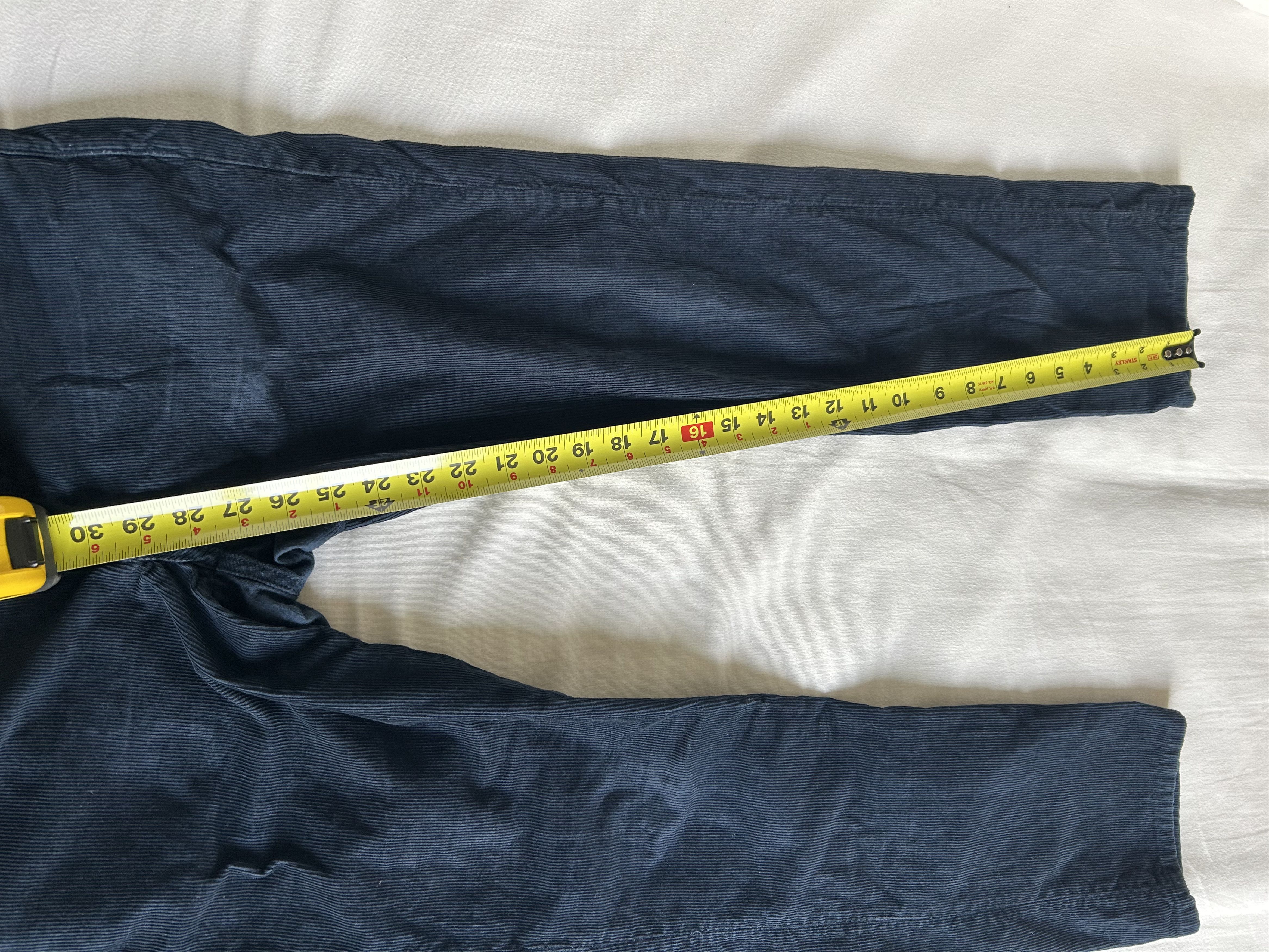 Rag & Bone Rag and Bone Slimfit Size 2 Blue Navy Corderoy Jeans Size US 30 / EU 46 - 8 Thumbnail