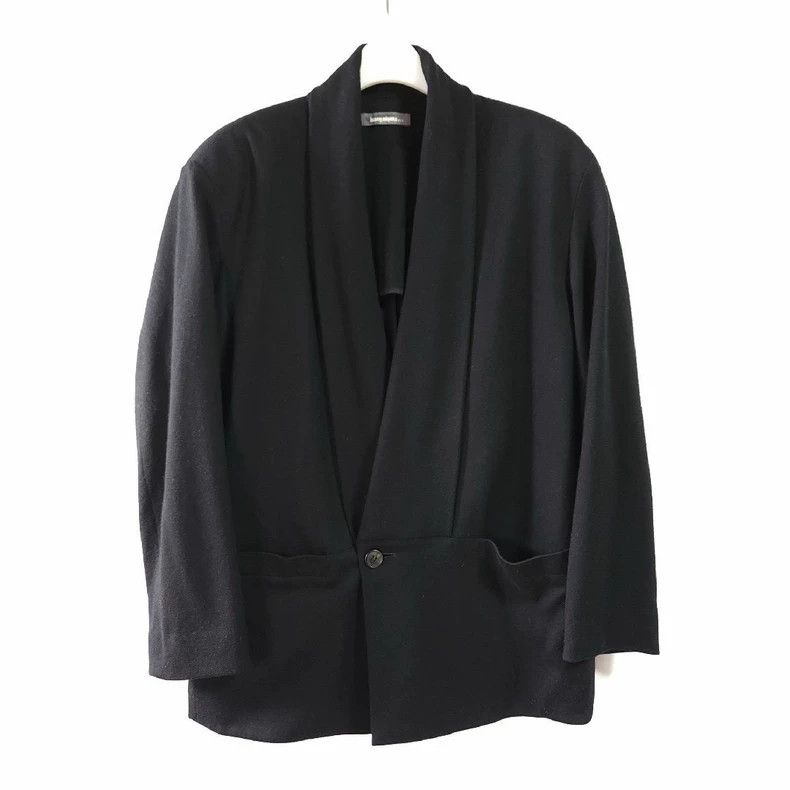 Issey Miyake Black shawl jacket