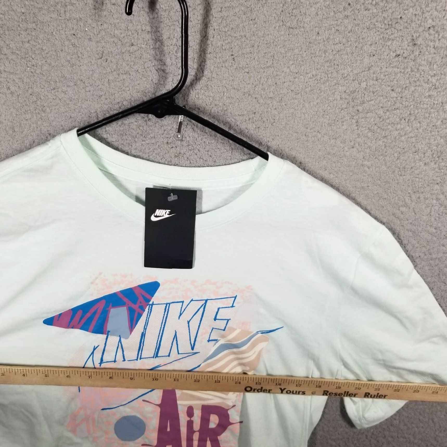 Nike VINTAGE Nike T-Shirt Men Medium Green 90s Graphic Print Logo Hip Hop Festival Casual Size US M / EU 48-50 / 2 - 6 Thumbnail