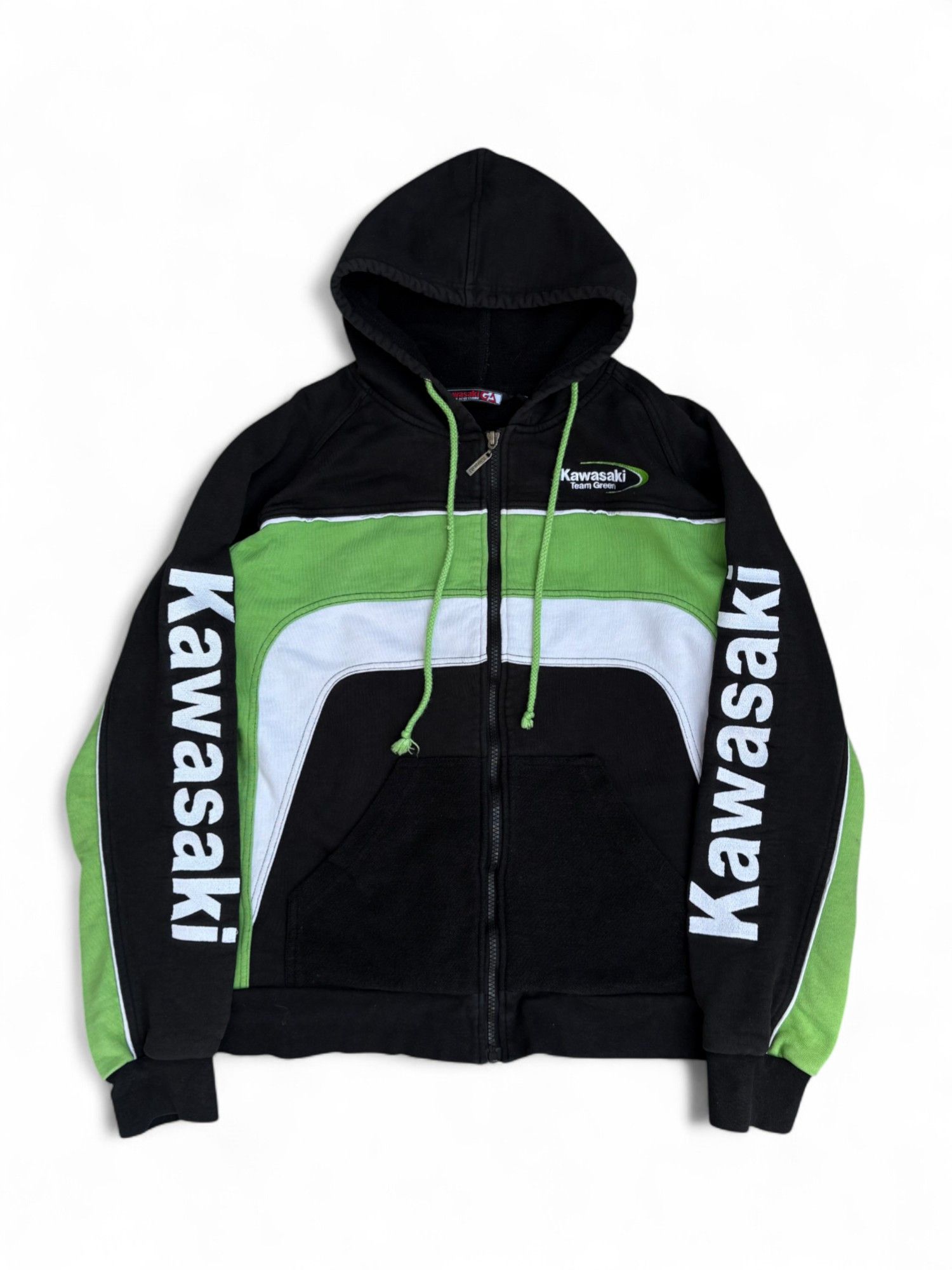 Vintage Vintage Kawasaki Japan Team Racing Zip Hoodie Moto | Grailed