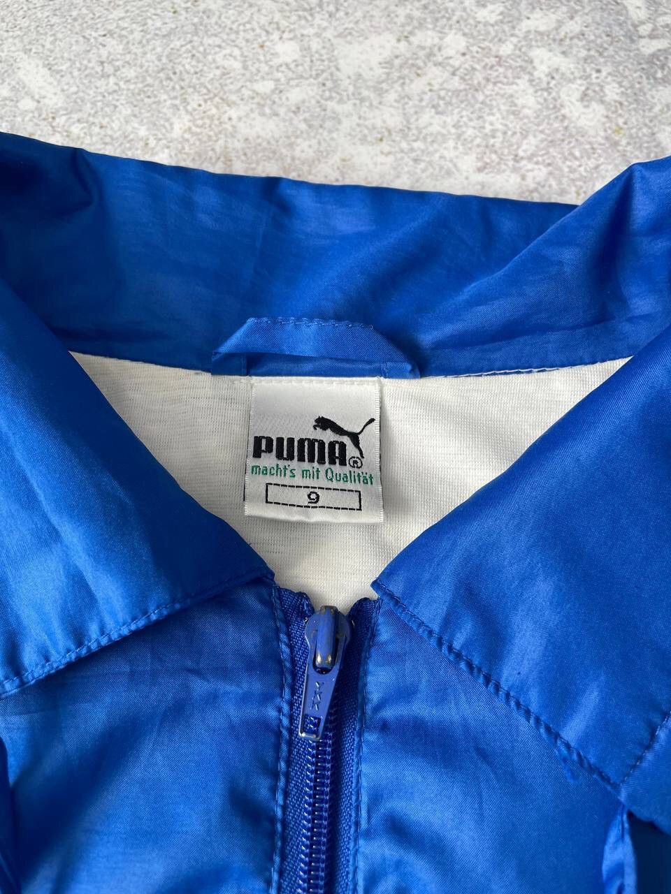 Puma × Vintage Vintage 80-90s Puma Zip Up Retro Track Nylon Jacket Y2K Rare Size US L / EU 52-54 / 3 - 9 Thumbnail