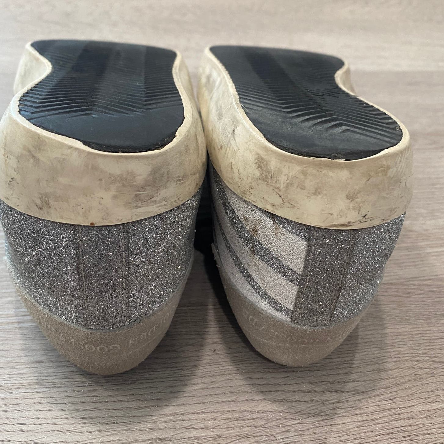 Golden Goose Golden Goose Superstar GGDB Glitter Flag Sneakers Shoes W38 Size US 8 / IT 38 - 7 Thumbnail