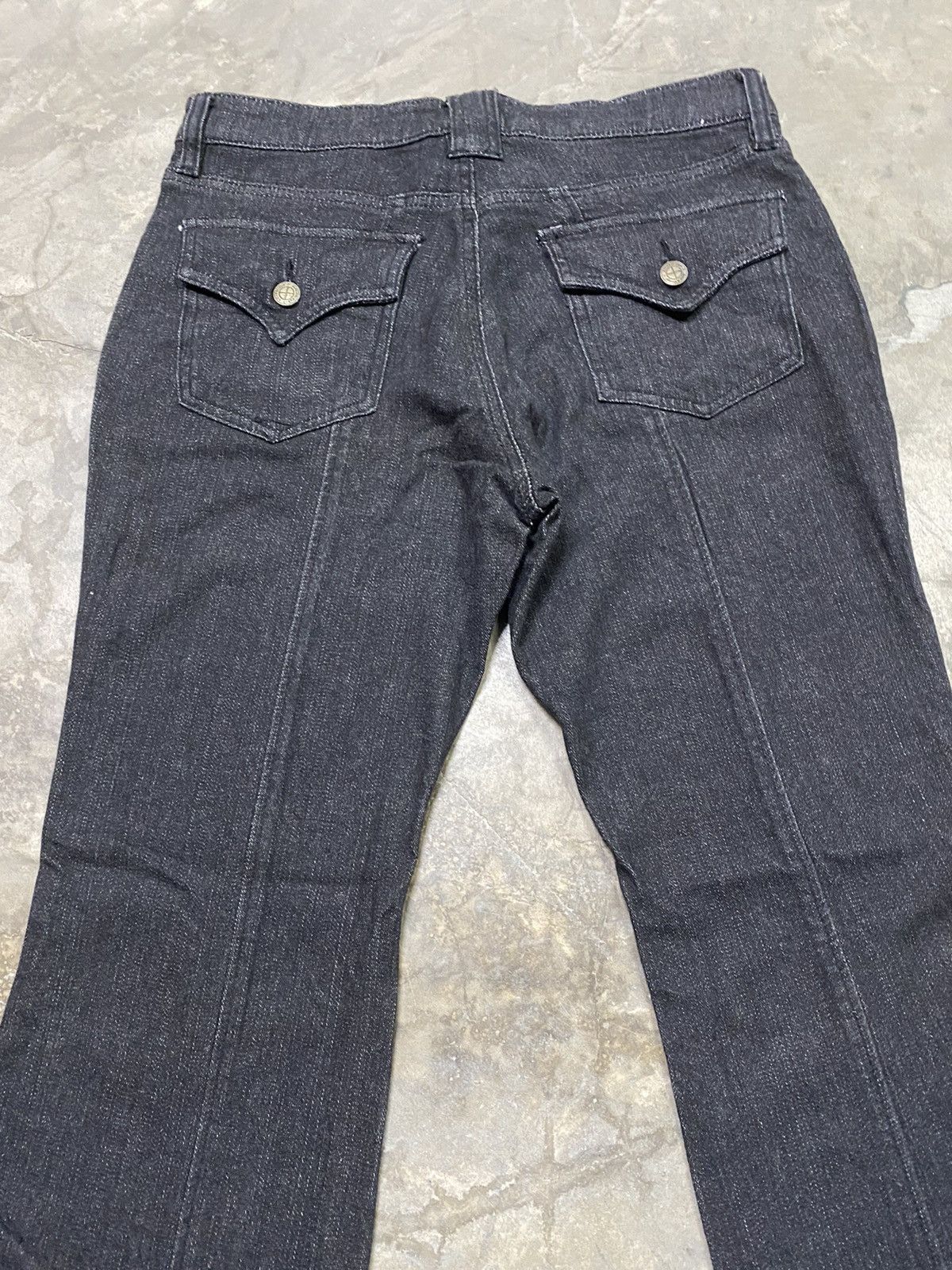 Hysteric Glamour × Japanese Brand × Tornado Mart Flare Jeans Japanese Advantage Soft Denim Size US 31 - 9 Thumbnail