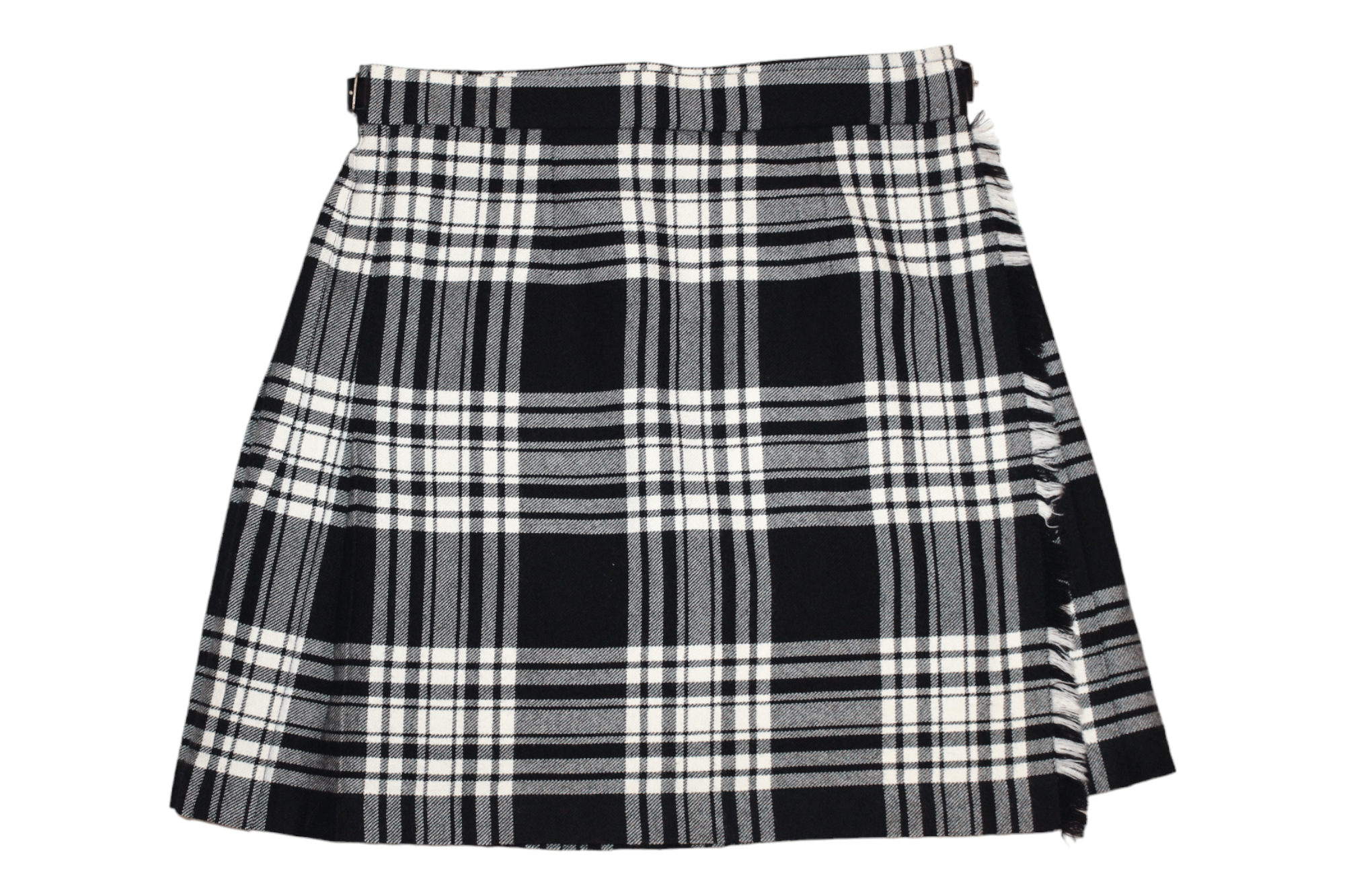 image of Pringle Of Scotland x Vintage James Pringle Weavers Of Inverness Tartan Pleats Kilt Skirt in Black,