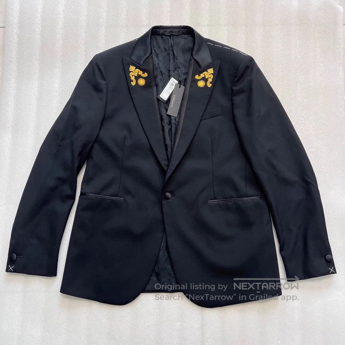 Versace Versace Embroidered Men's Suit. Size US XL / EU 56 / 4 - 1 Thumbnail