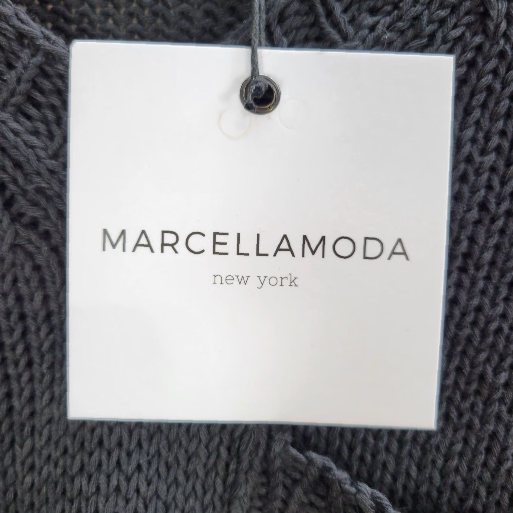 Vintage VINTAGE Women's Marcellamoda New York Black Open Knit T-Shirt V-Neck Casual Sz S NWT Size S / US 4 / IT 40 - 5 Thumbnail