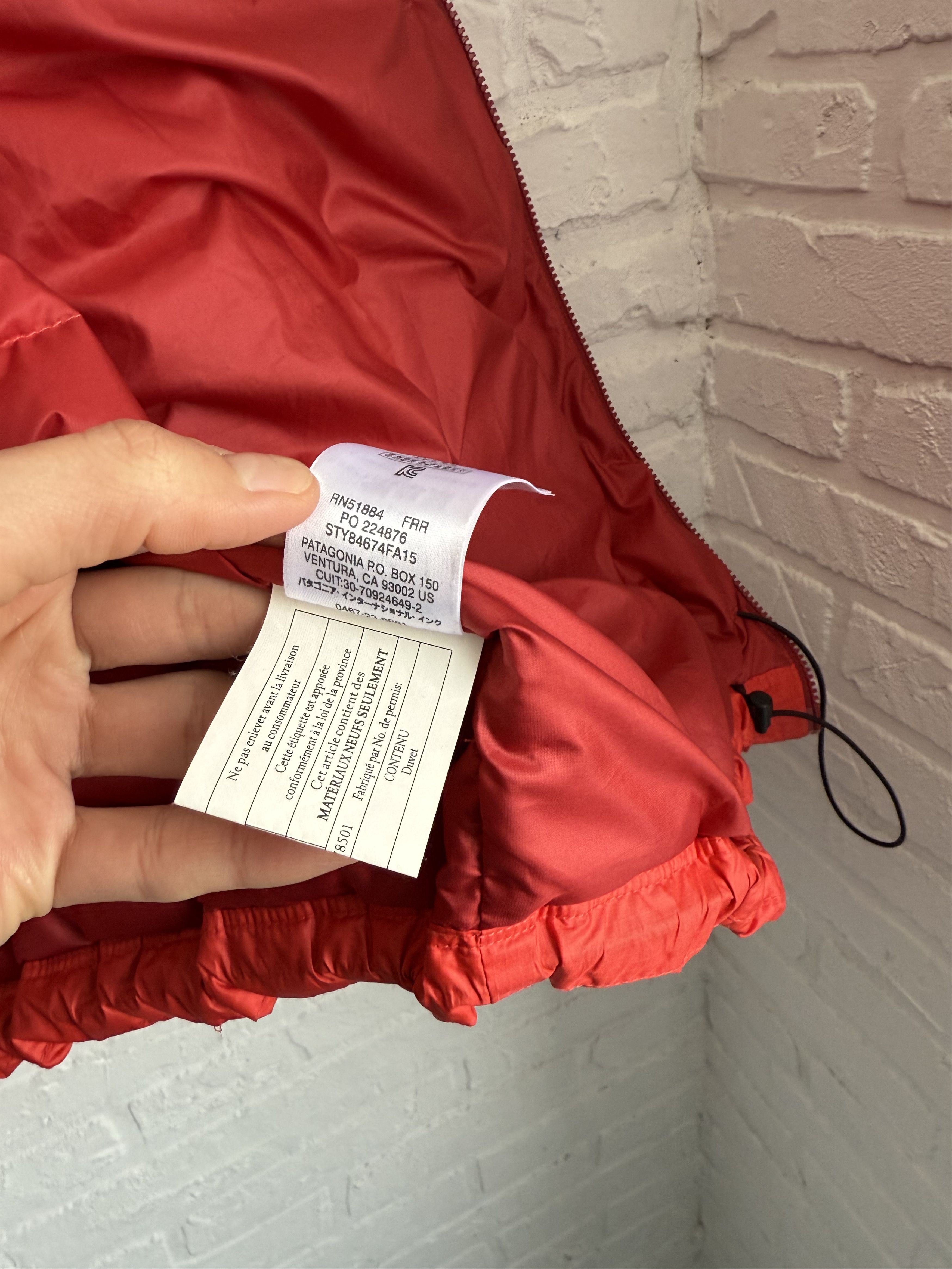 Patagonia Patagonia salmon red down jacket puffer Size US L / EU 52-54 / 3 - 5 Thumbnail