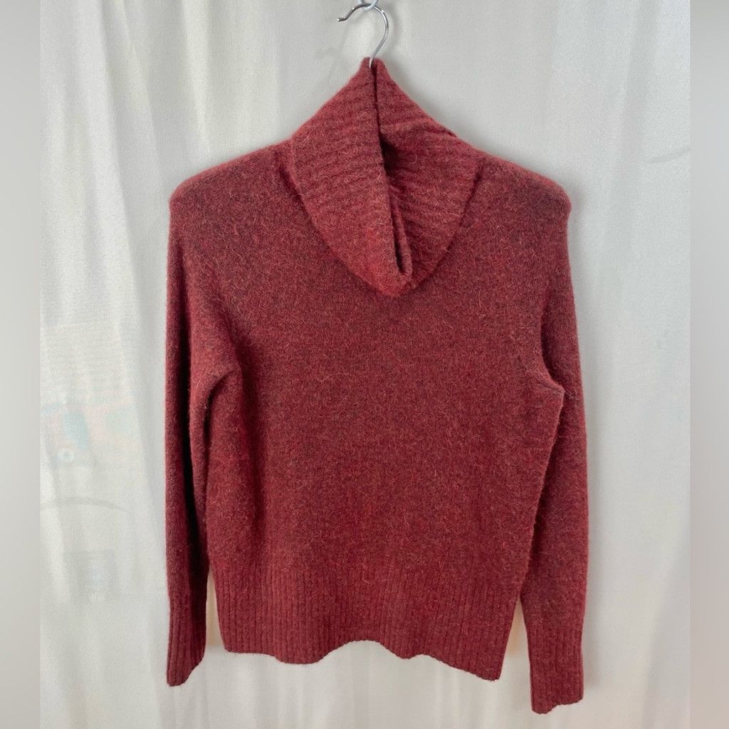 Other Babaton Burgundy Alpaca Wool Blend Cowl Sweater Size XS Size XS / US 0-2 / IT 36-38 - 2 Thumbnail