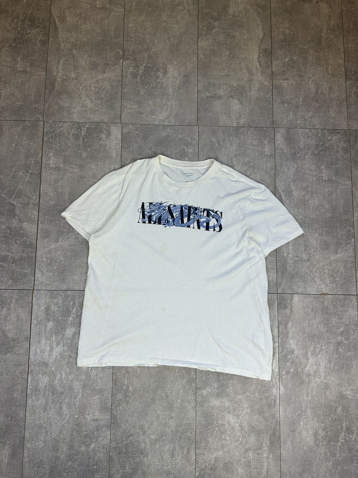 Other Men’s distressed allsaints dragon overprint logo tee Size US XL / EU 56 / 4 - 3 Thumbnail