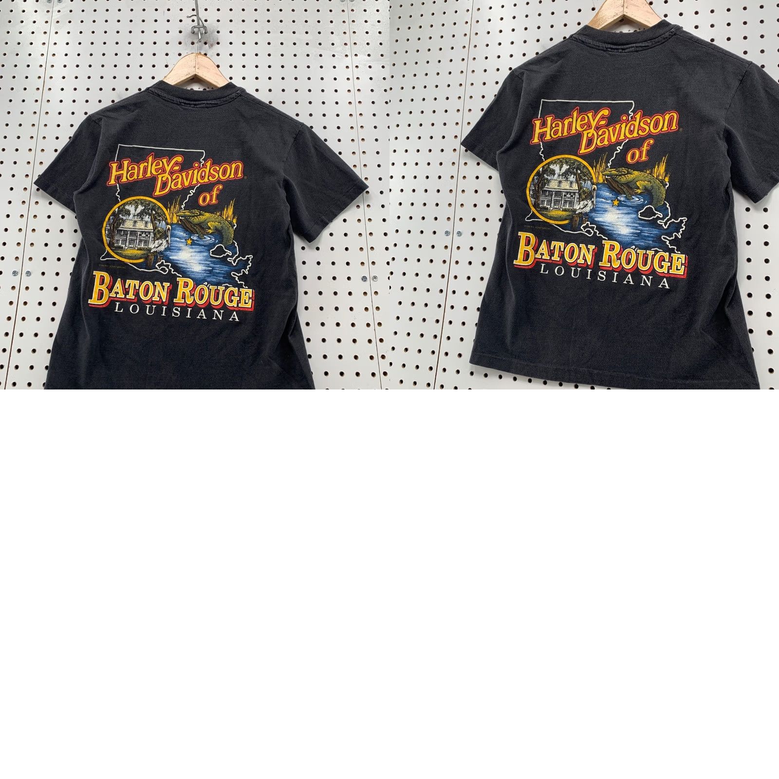 Harley Davidson VINTAGE Harley-Davidson Graphic T Shirt Women S Black 1993 Baton Rouge USA Harley-Davidson Graphic T Shirt Women S Black 1993 Baton Rouge USA Size S / US 4 / IT 40 - 10 Thumbnail
