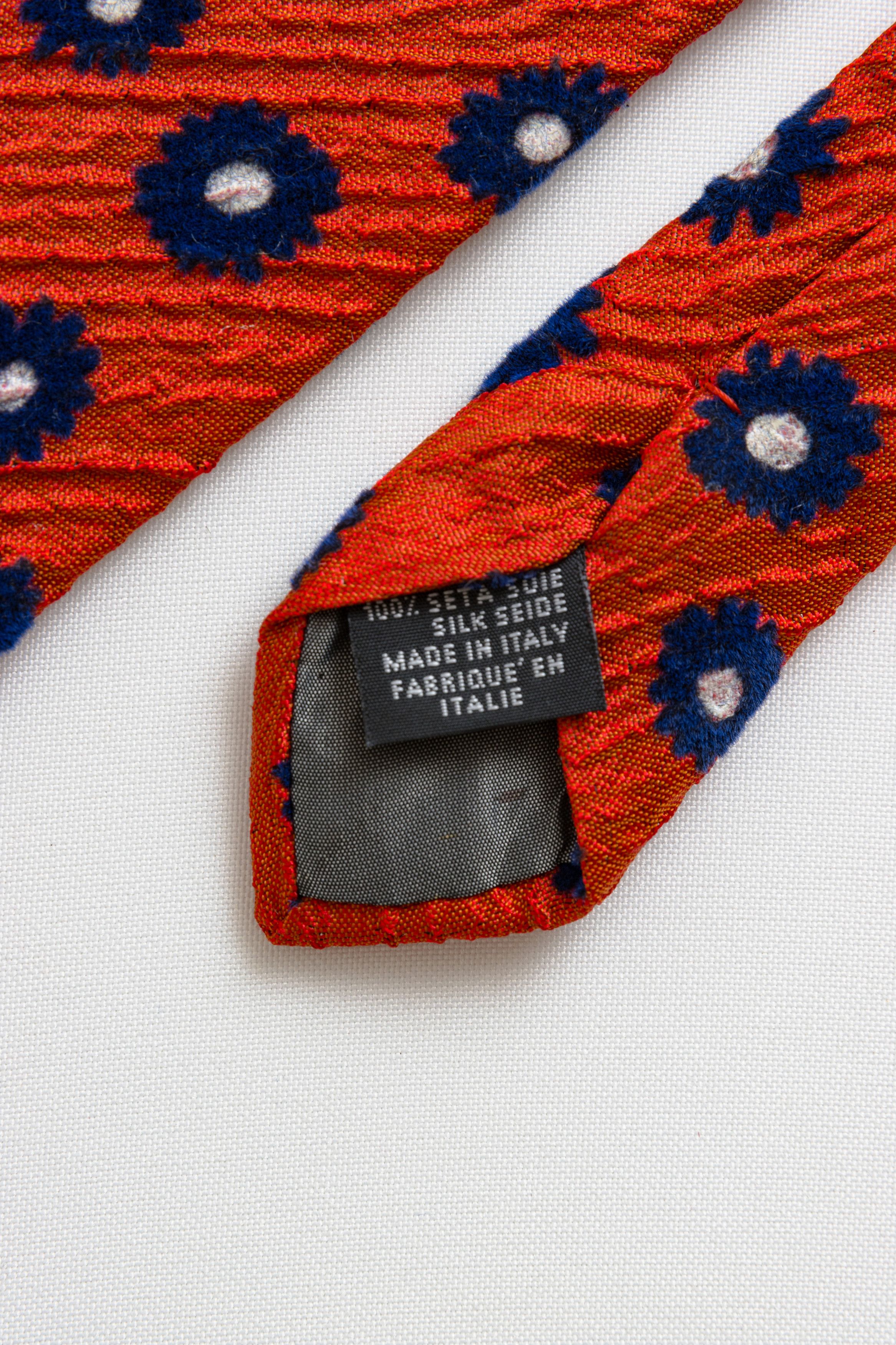 Kenzo KENZO HOMME Tie abstract floral pattern flowers 036 Size ONE SIZE - 6 Thumbnail