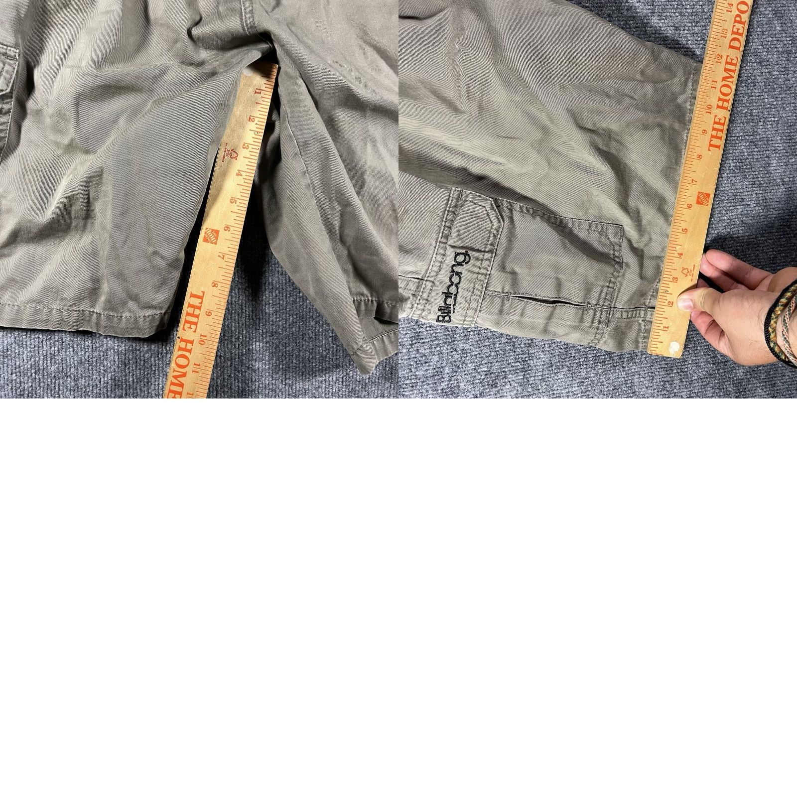 Billabong VINTAGE Billabong Cargo Shorts Mens 33 Khaki Beige Surf Skate 90s Y2K Beach Outdoor Mens Size US 33 - 8 Thumbnail