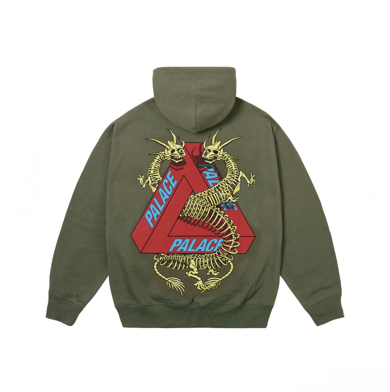 Palace Dragon Bones Tri Hood THE DEEP GREEN