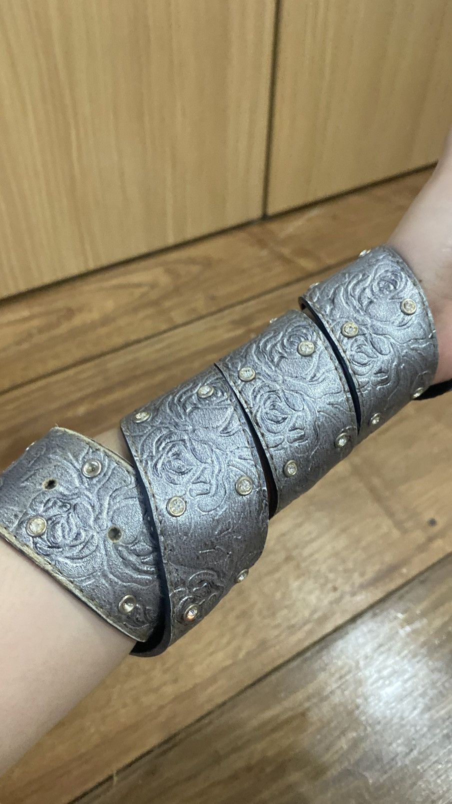 Vintage Y2K belt vintage leather Size ONE SIZE - 3 Thumbnail