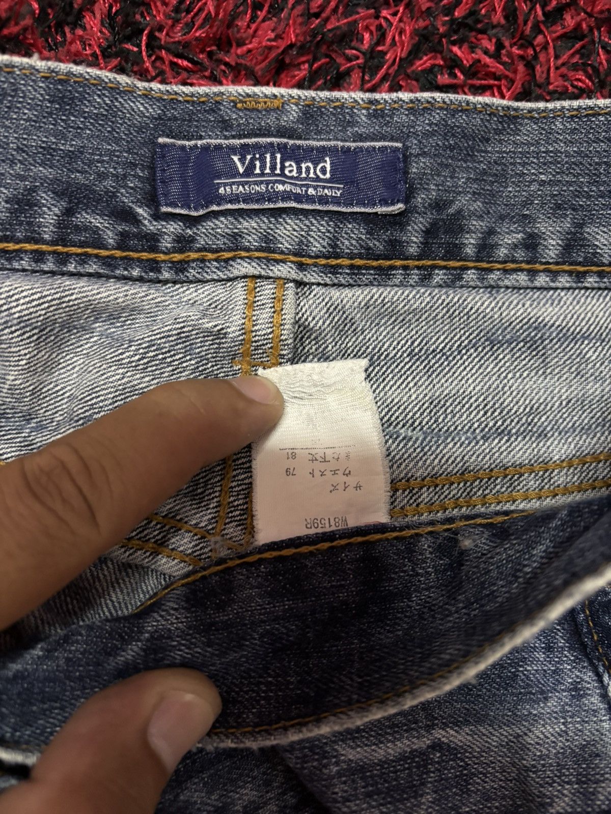 Japanese Brand Vtg Authentic Villand Japan Blue Washed Jeans Size US 30 / EU 46 - 5 Thumbnail