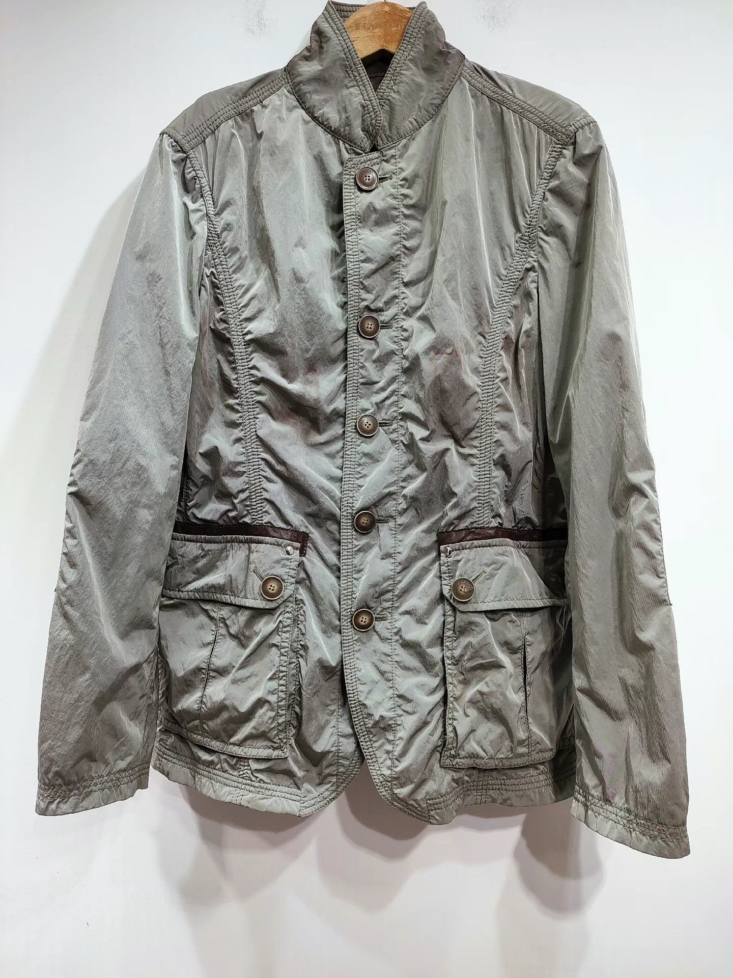 Armani Armani collezioni Men's Thin Jacket K29 Size US M / EU 48-50 / 2 - 1 Thumbnail