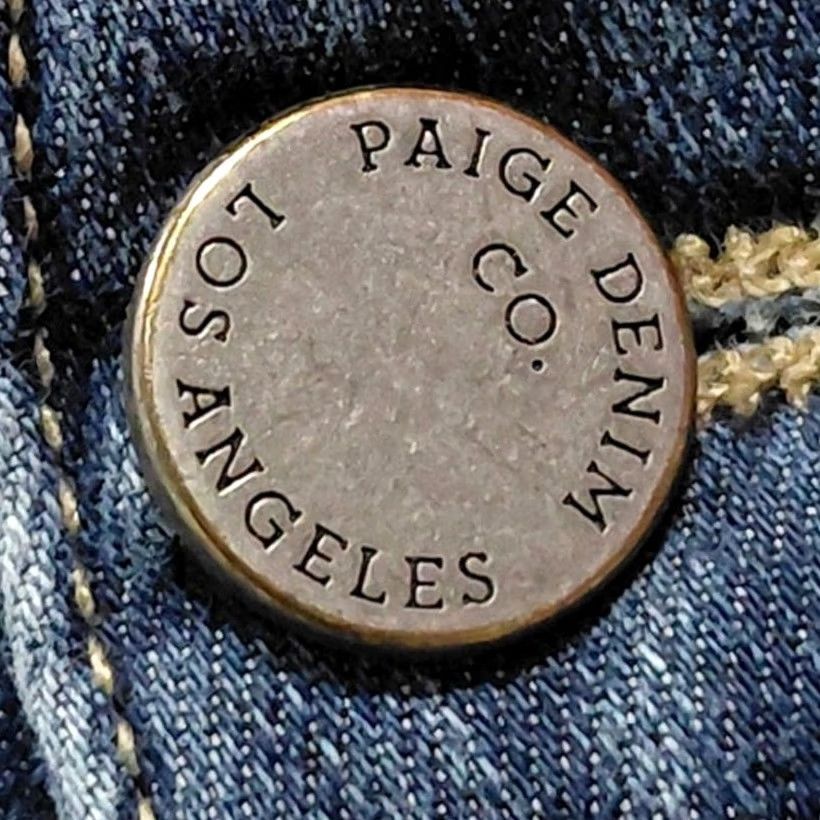 Paige Paige Verdugo Ankle Jeans Blue Solid Denim Slim Women Size 24 Size 42" / US 20 - 3 Thumbnail