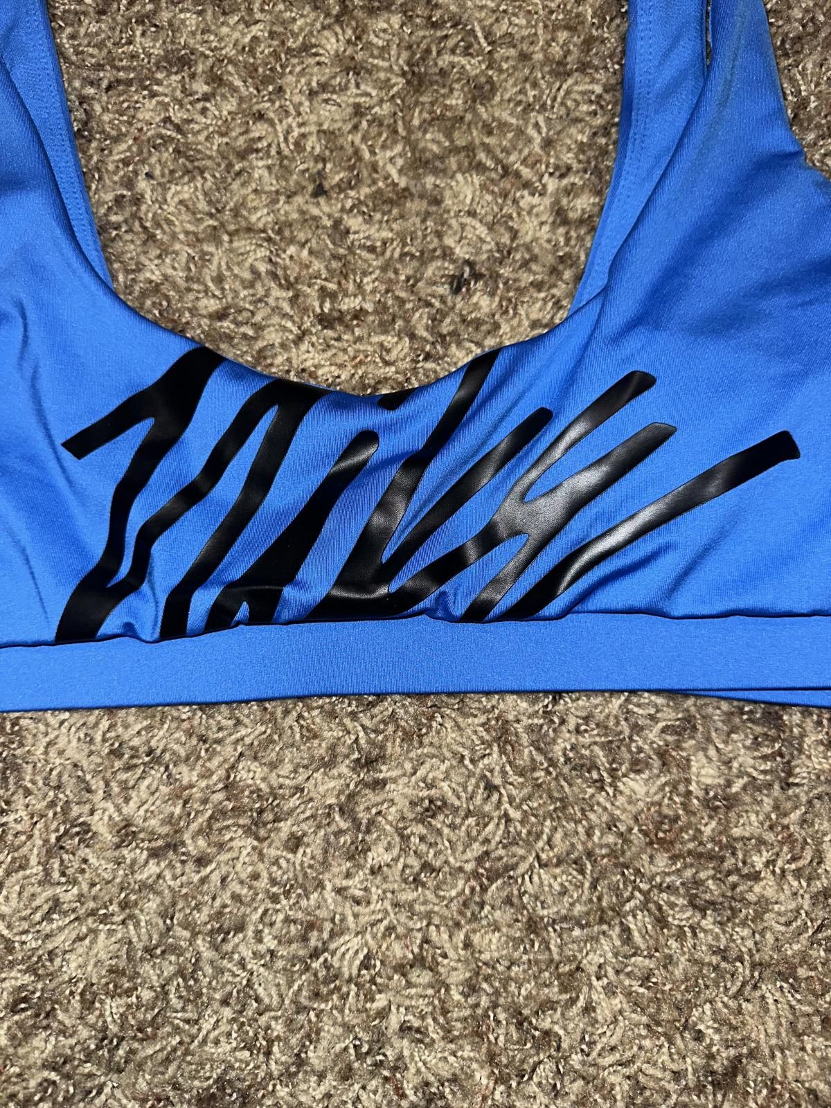 Nike Nike Women's Big Logo Lined Bikini Top Swim Size ONE SIZE - 1 Thumbnail