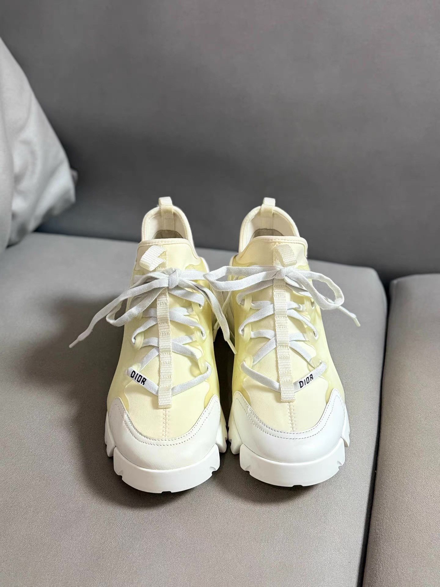 Dior Dior D-Connect white dad sneakers Ｑ20 Size US 6.5 / IT 36.5 - 3 Thumbnail