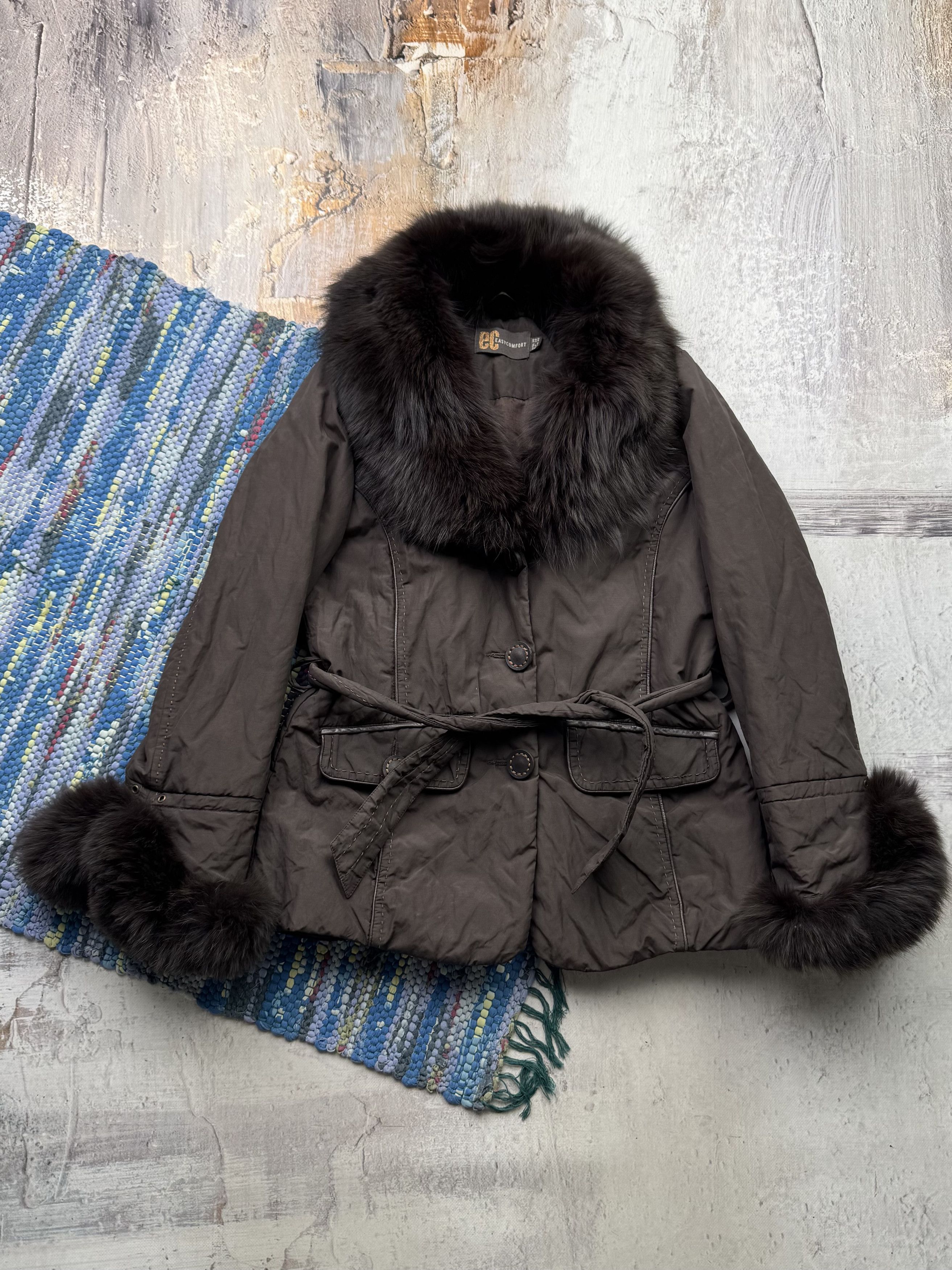 Japanese Brand Vintage Jacket With Real Fur Details A744(476)D15 Size M / US 6-8 / IT 42-44 - 1 Thumbnail