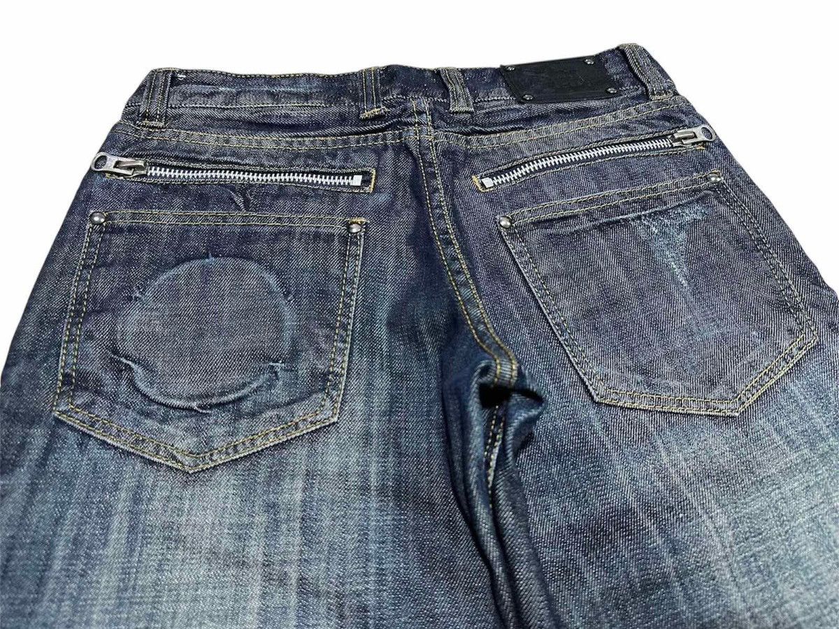 semanticdesign 🔥Sick Y2K Semantic Designs Multi Zipper Denim Punk Size US 30 / EU 46 - 8 Thumbnail