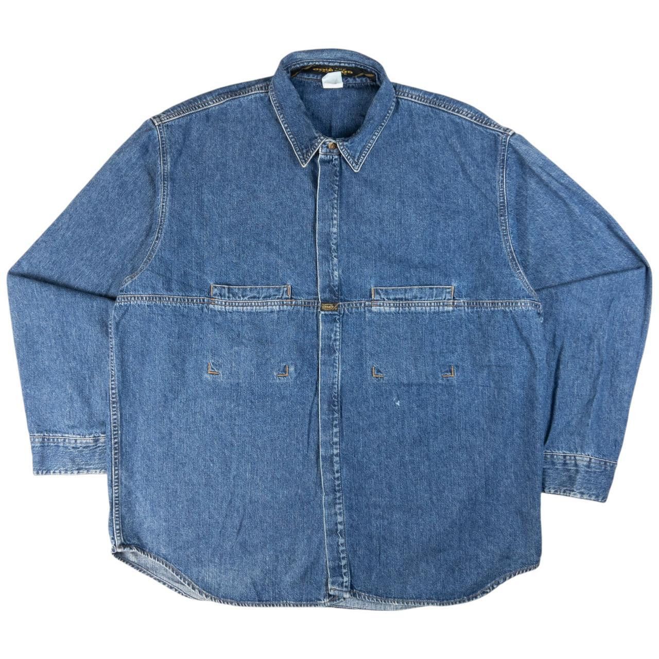 Marithe + Francois Girbaud Marithe + Francois Girbaud Long Sleeve Denim Shirt Size L Size US L / EU 52-54 / 3 - 1 Thumbnail