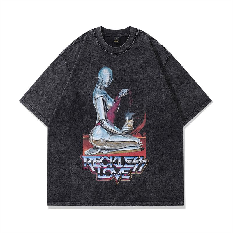 Japanese Brand × Vintage Reckless Love Printed Vintage T Shirt Size US M / EU 48-50 / 2 - 1 Thumbnail