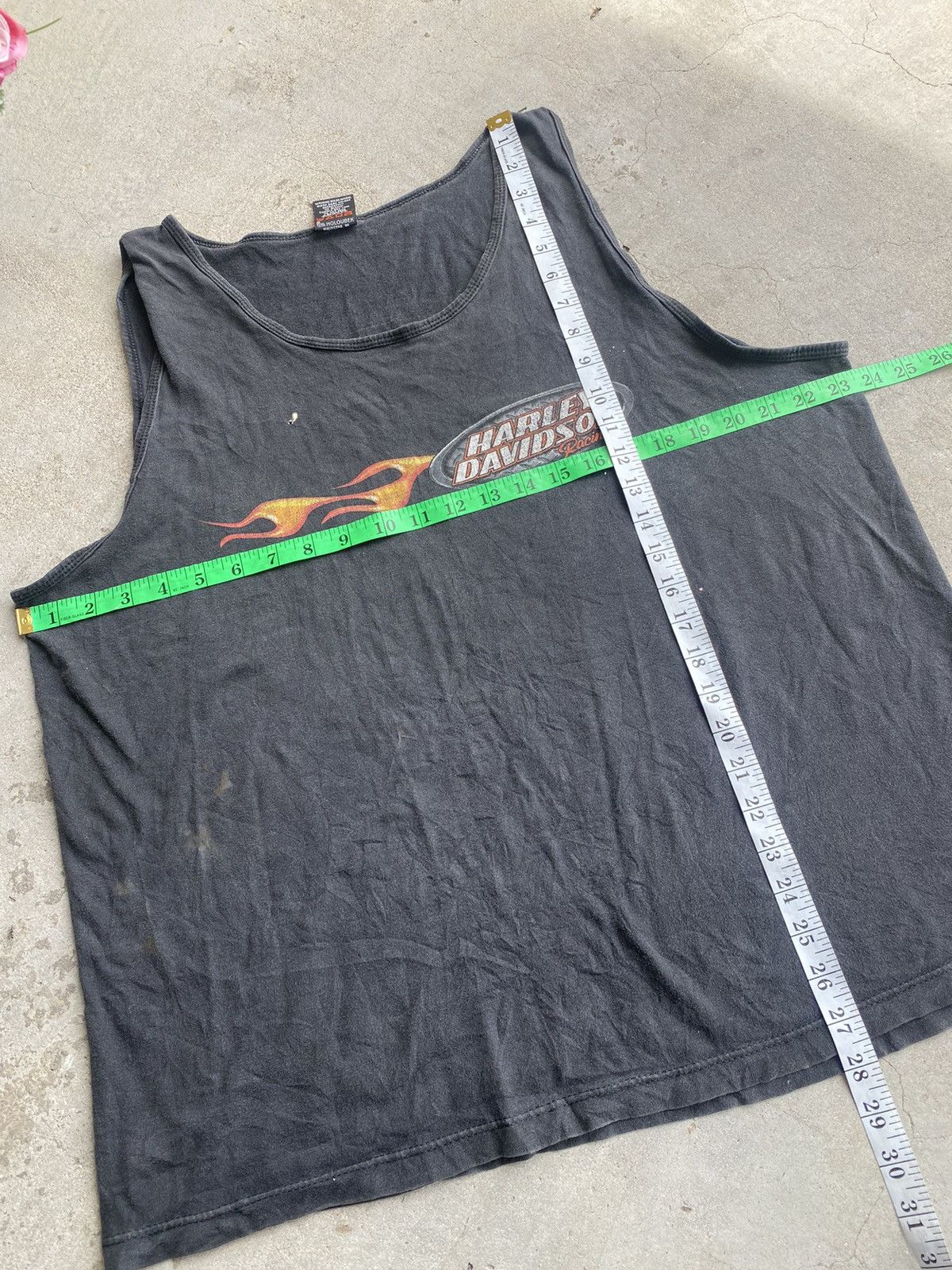 Vintage Distressed 🔥 Vintage Usa made 90s Harley Davidson Sleeveless Size US XL / EU 56 / 4 - 12 Thumbnail