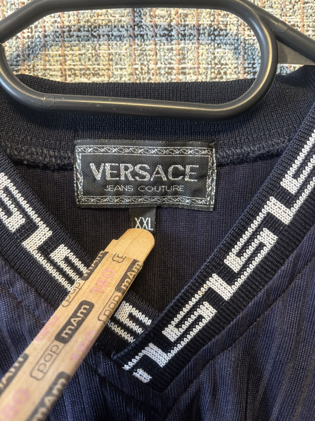 Versace Vintage 90s Gianni Versace Jeans Couture T-Shirt Size US XXL / EU 58 / 5 - 3 Thumbnail