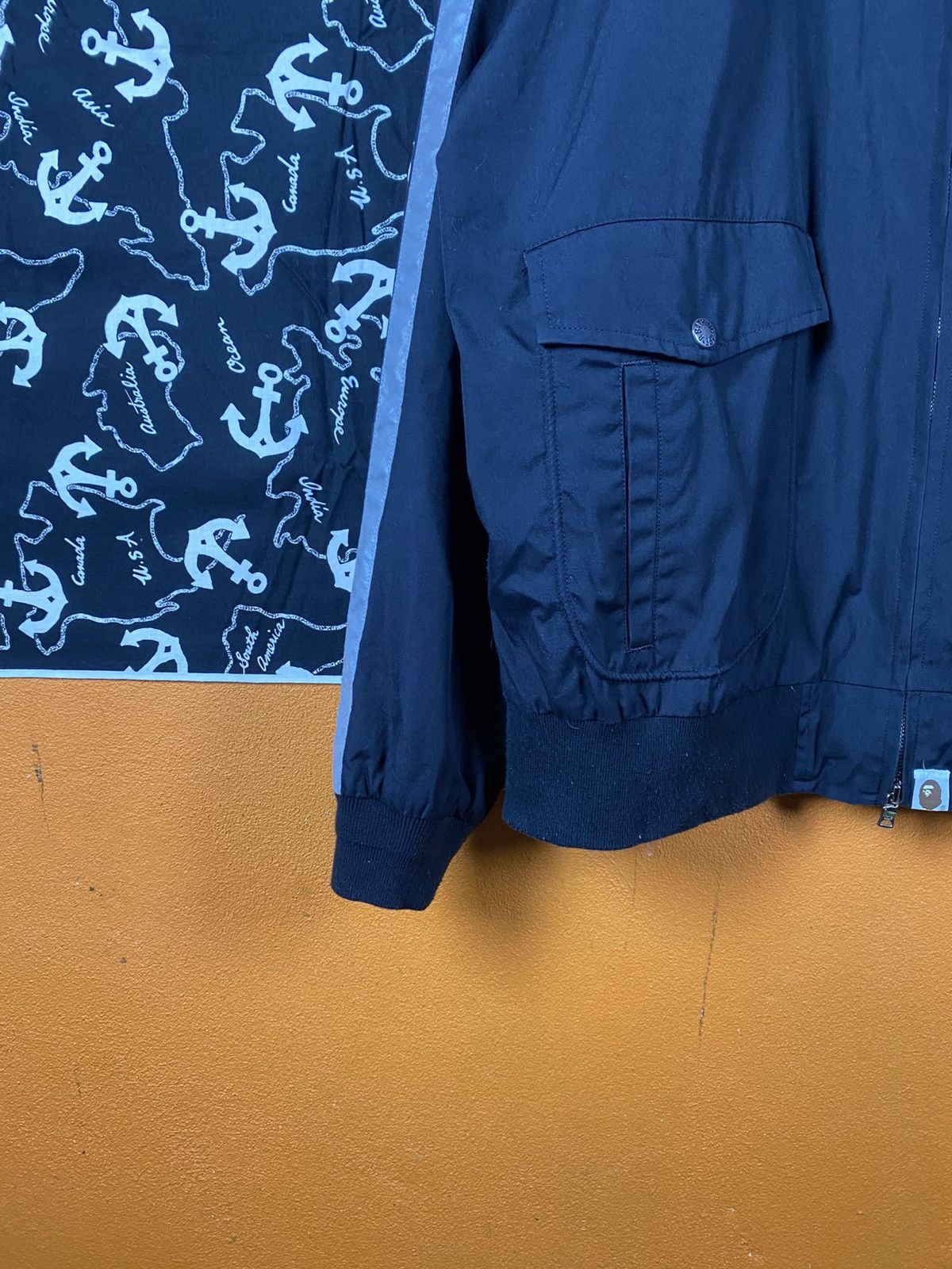 Bape BAPE A Bathing Ape Bomber Jacket Black Streetwear Japan Size US L / EU 52-54 / 3 - 7 Thumbnail