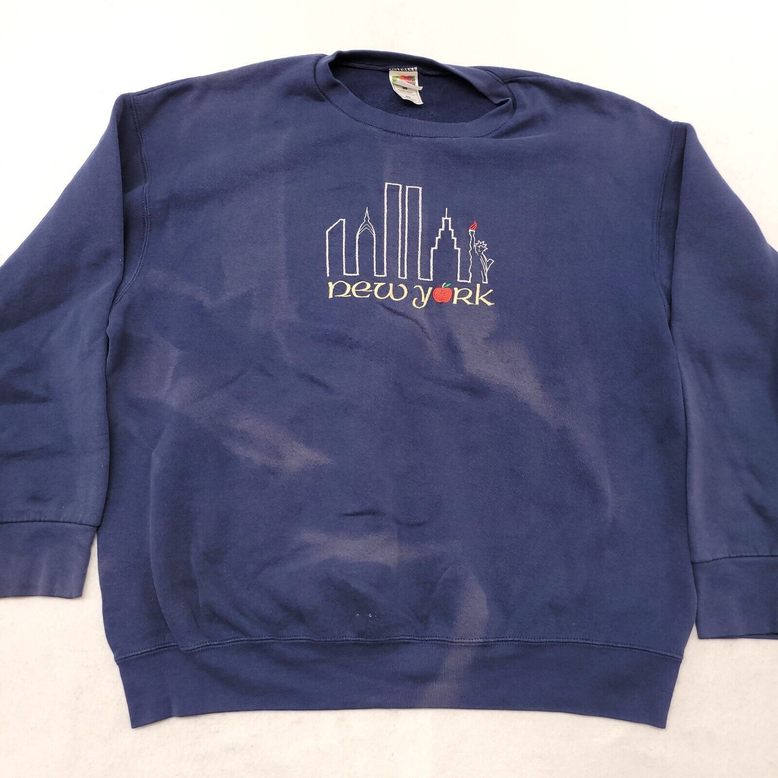 Fruit Of The Loom Fruit of the Loom New York Pullover Sweatshirt Mens Size 2XL Size US XXL / EU 58 / 5 - 2 Thumbnail