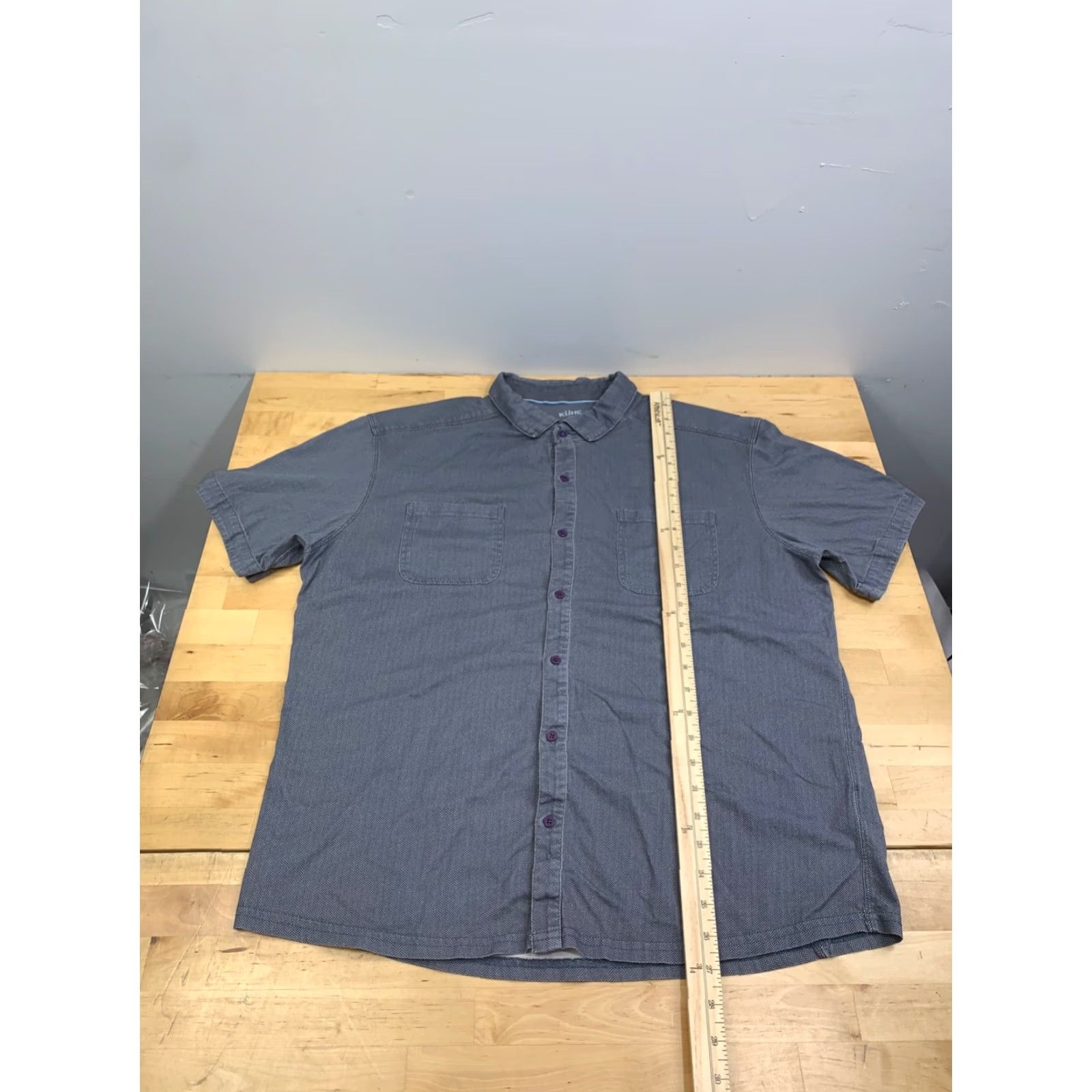 Vintage Kuhl Button Up Shirt Men XL Gray Casual Outdoor Short Sleeve Size US XL / EU 56 / 4 - 3 Thumbnail