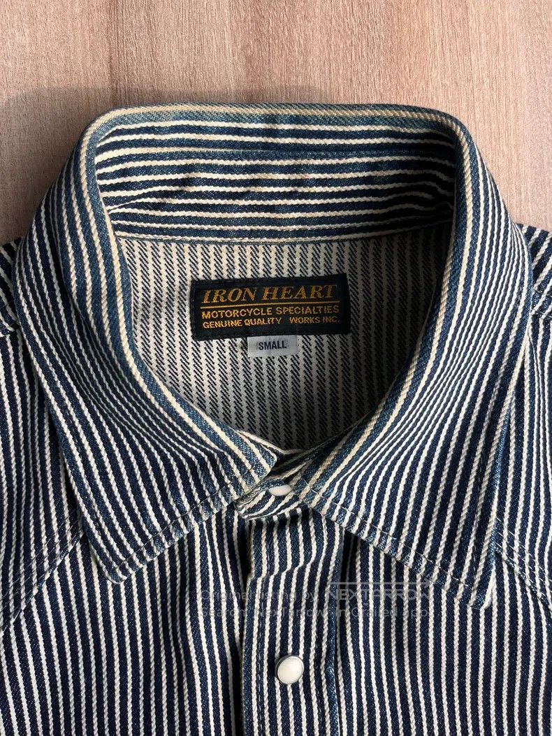 Iron Heart Iron Heart Heavy weight 21oz striped shirt Size US S / EU 44-46 / 1 - 6 Thumbnail