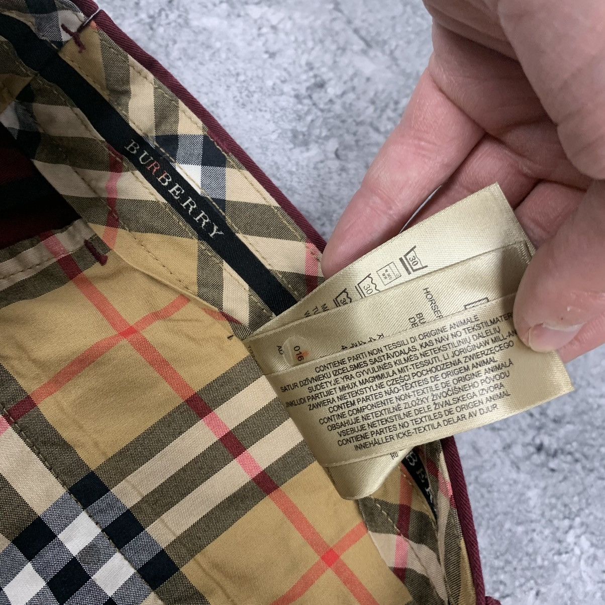 Burberry Burberry London England Casual Cotton Pants Size 50 Burgundy Size US 34 / EU 50 - 9 Thumbnail